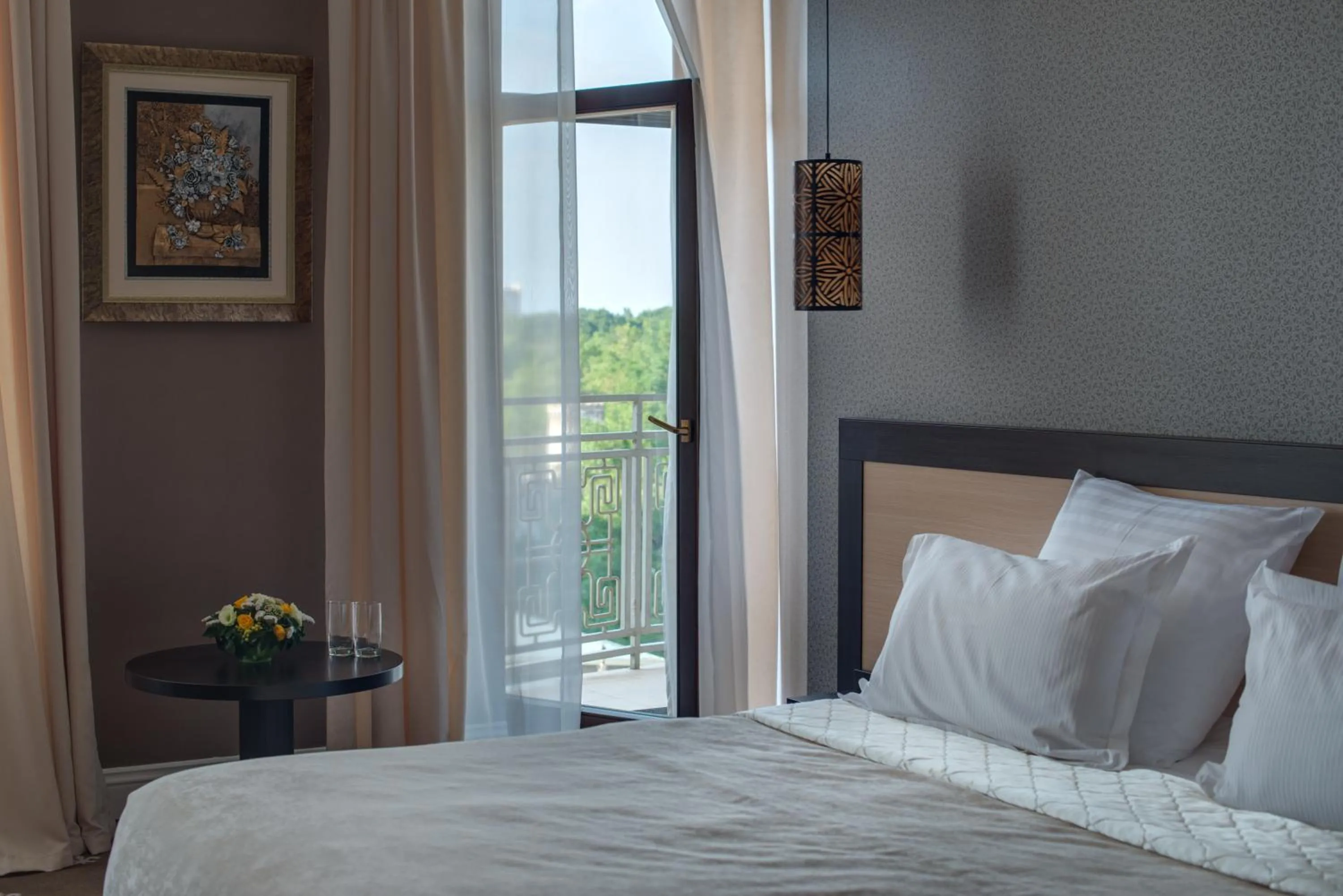 Bed in Ark Palace Hotel & SPA