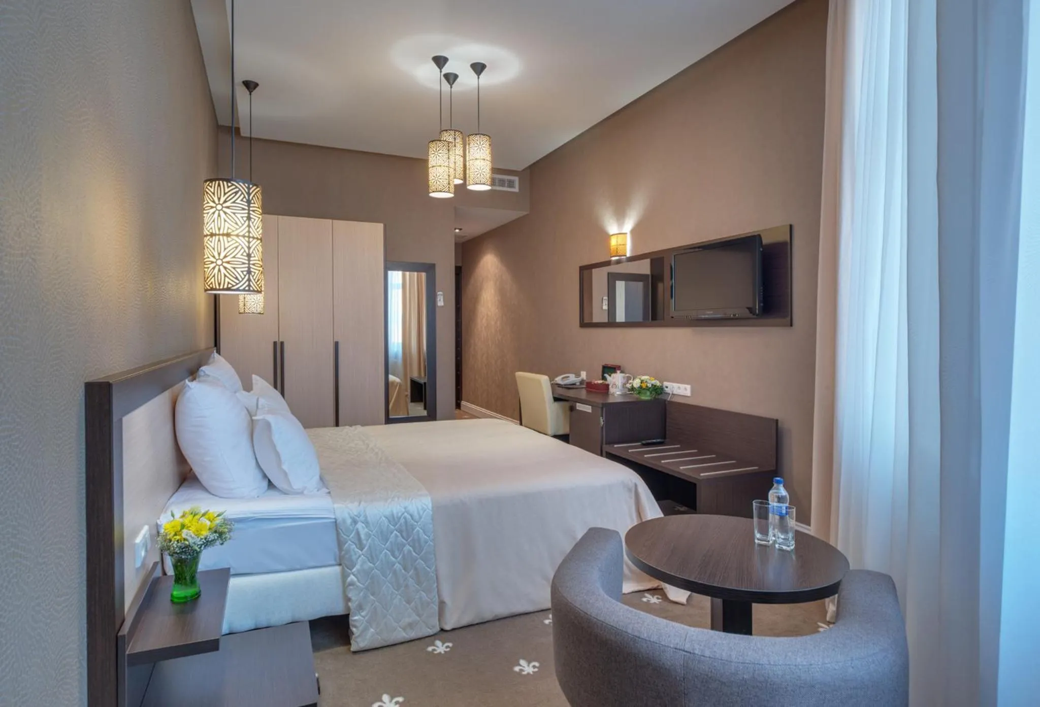 Bed in Ark Palace Hotel & SPA