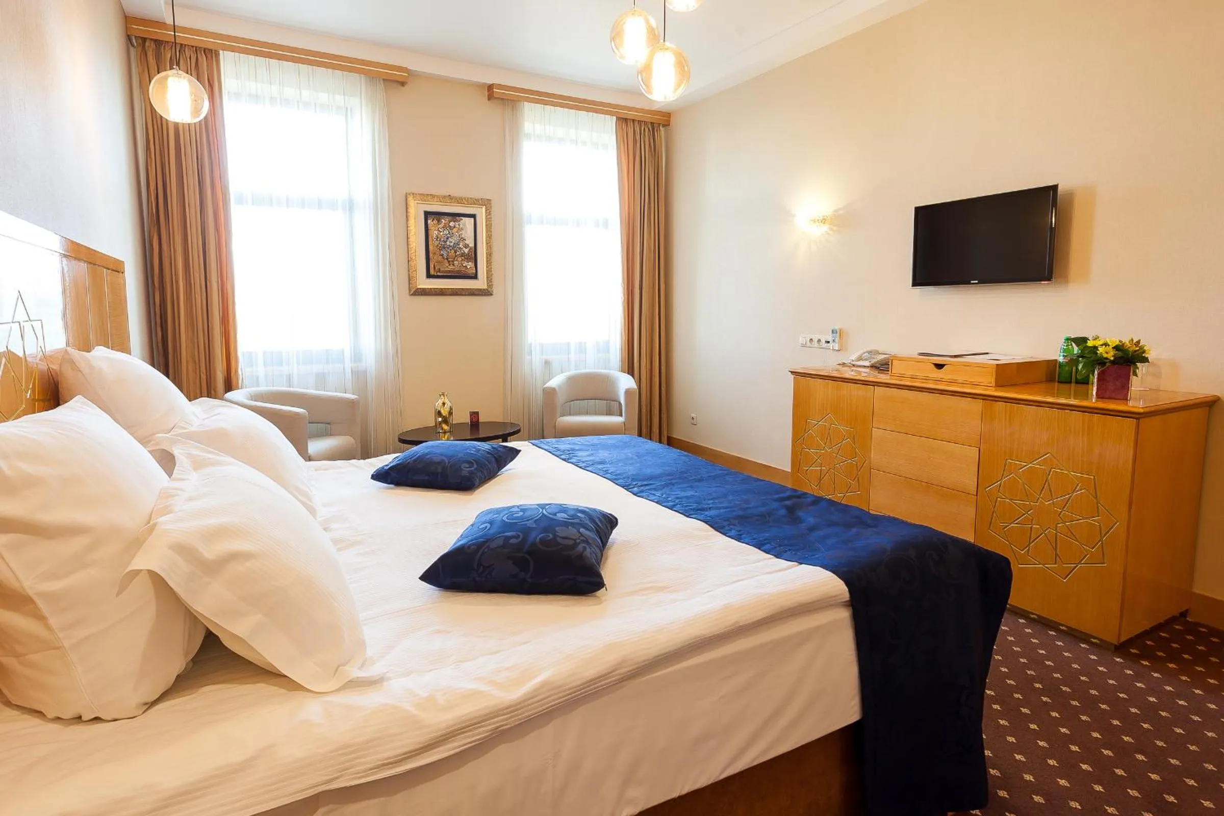 Bed in Ark Palace Hotel & SPA