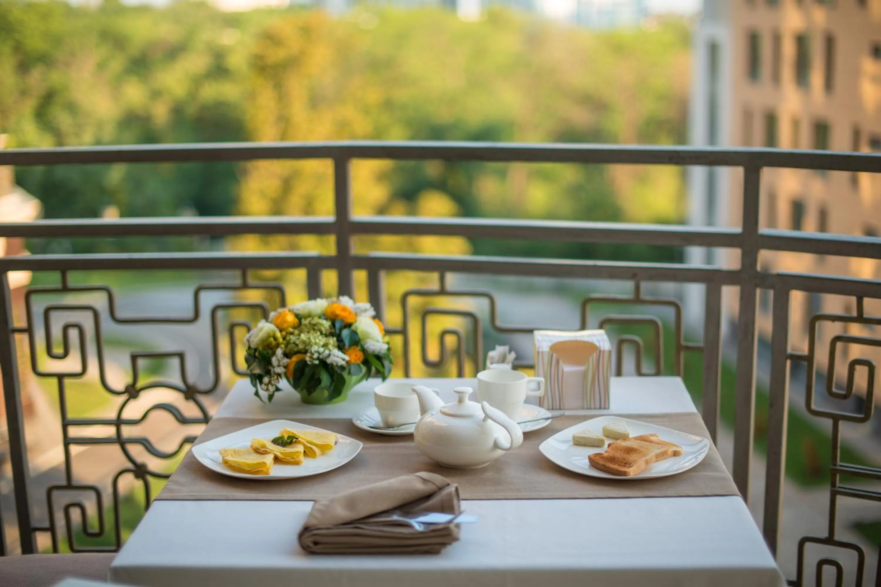 Balcony/Terrace in Ark Palace Hotel & SPA