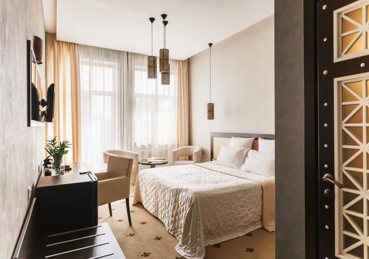Bed in Ark Palace Hotel & SPA
