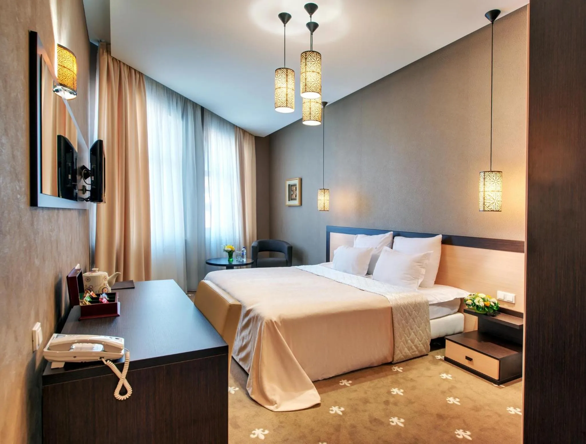 Bed in Ark Palace Hotel & SPA