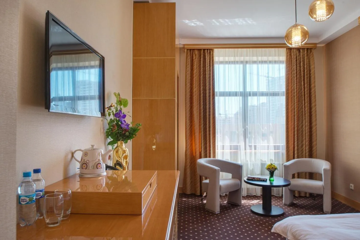 Bed in Ark Palace Hotel & SPA