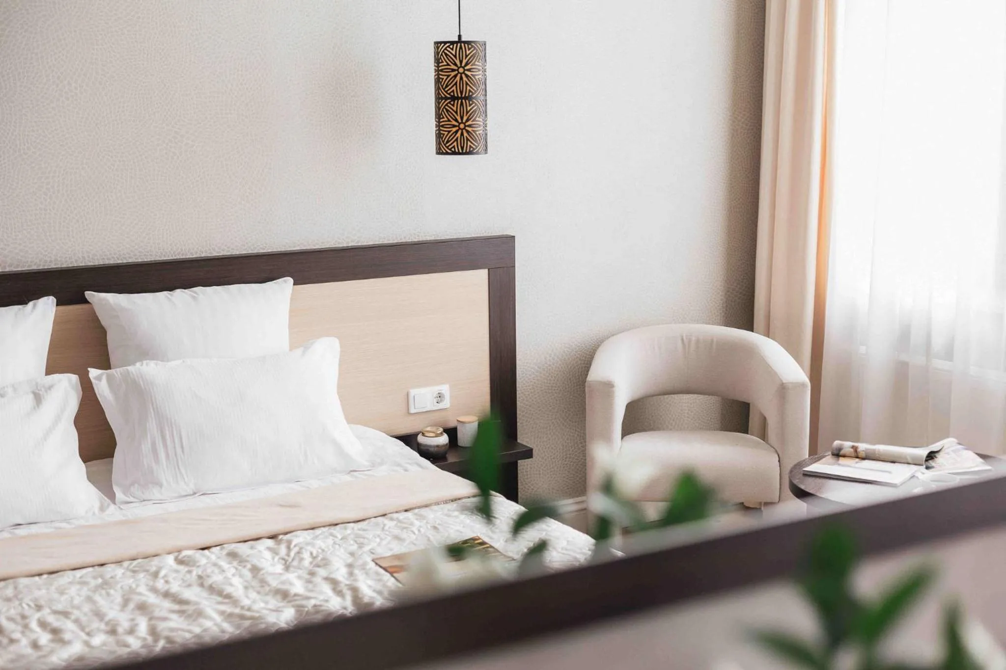 Bed in Ark Palace Hotel & SPA