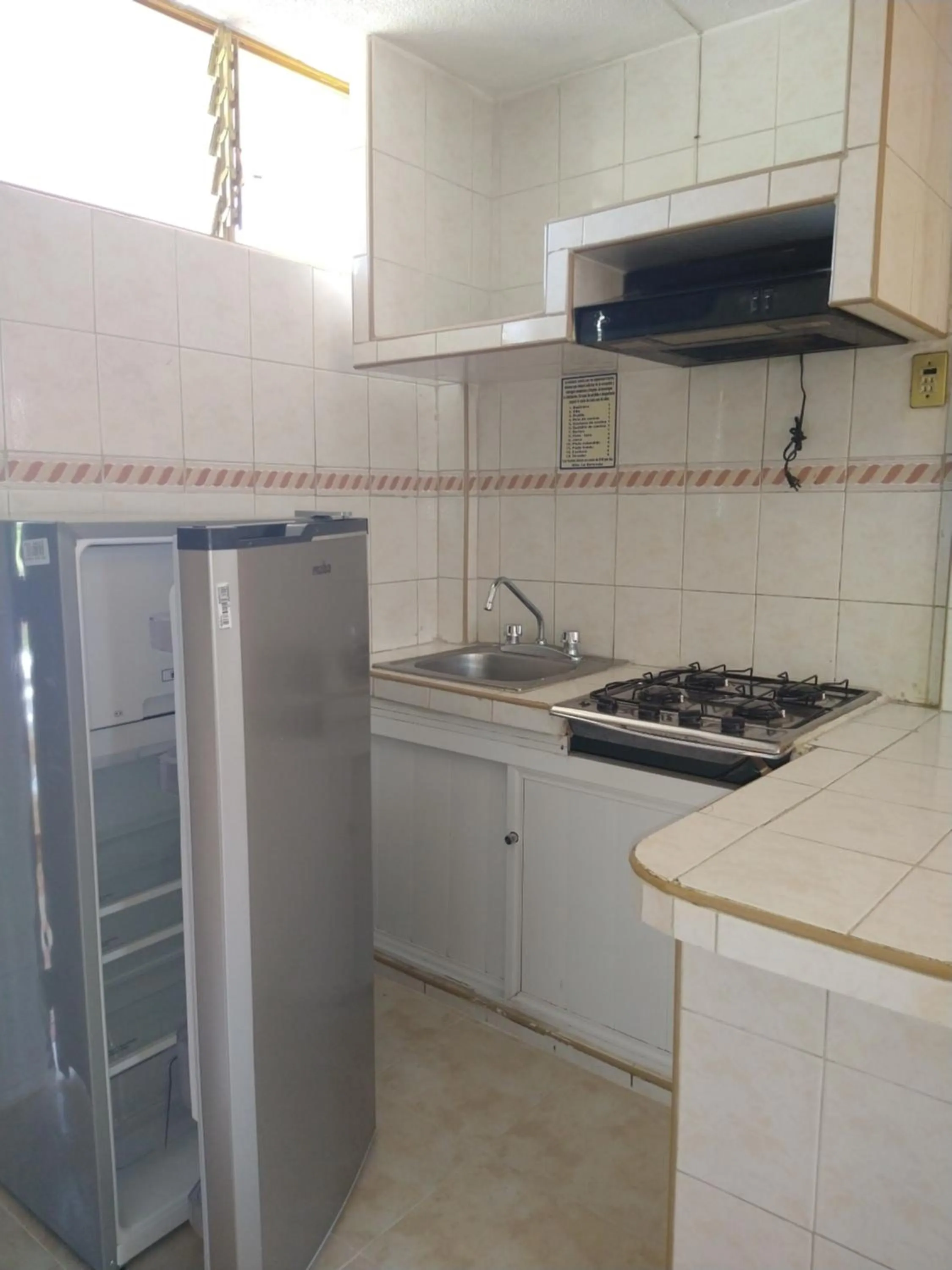 Kitchen or kitchenette in Hotel Olimar