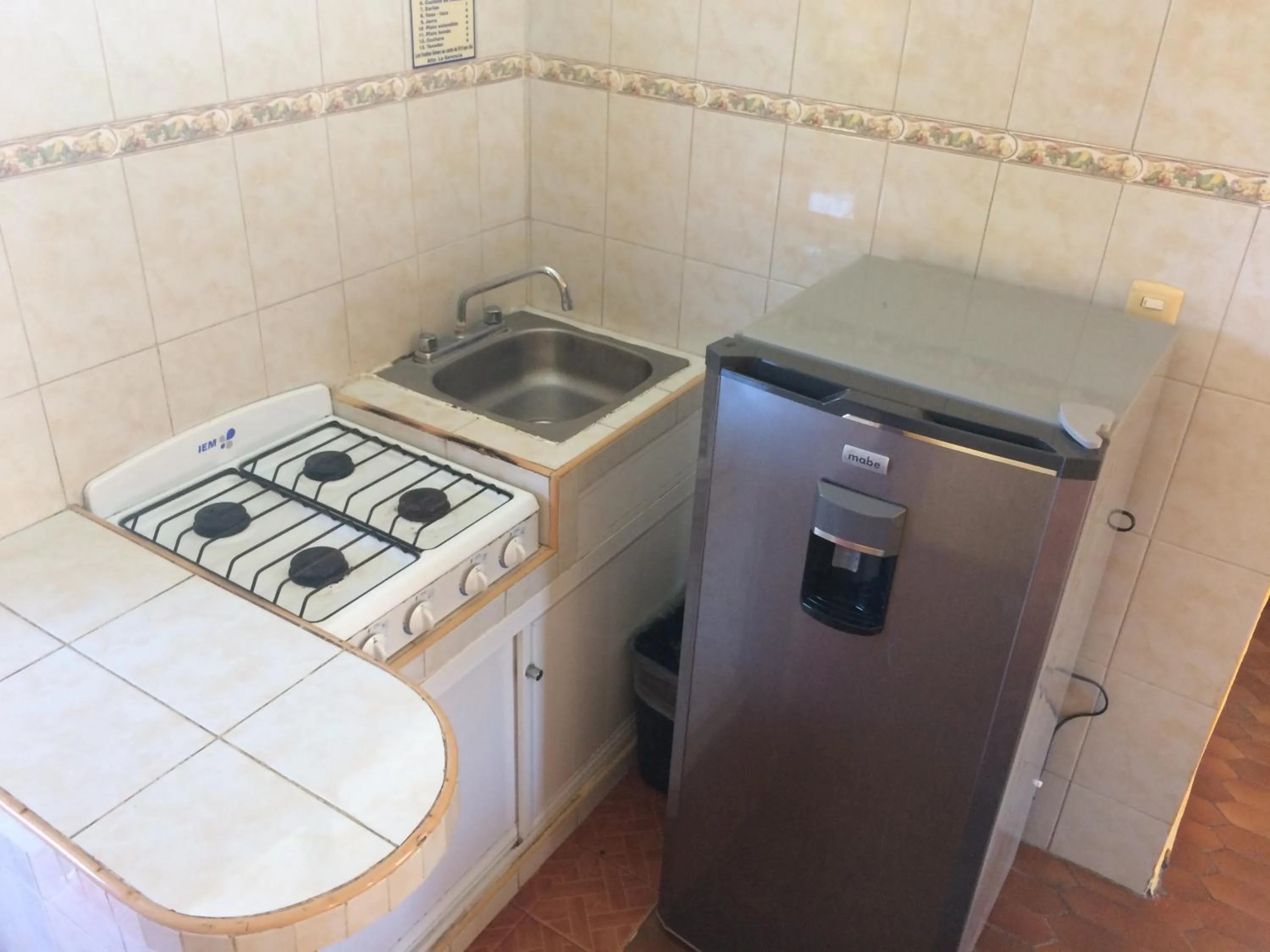 Kitchen or kitchenette in Hotel Olimar