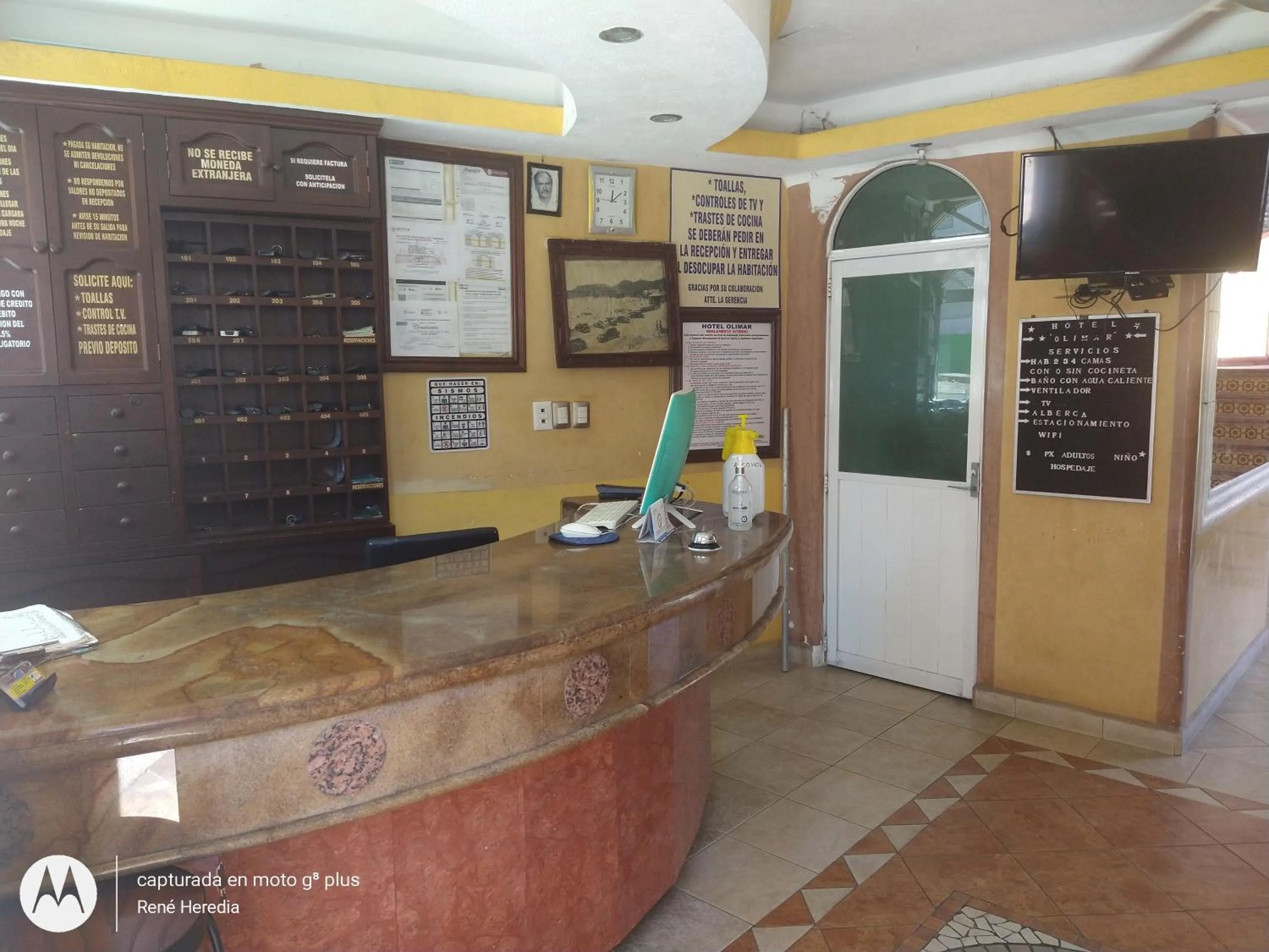 Facade/entrance in Hotel Olimar