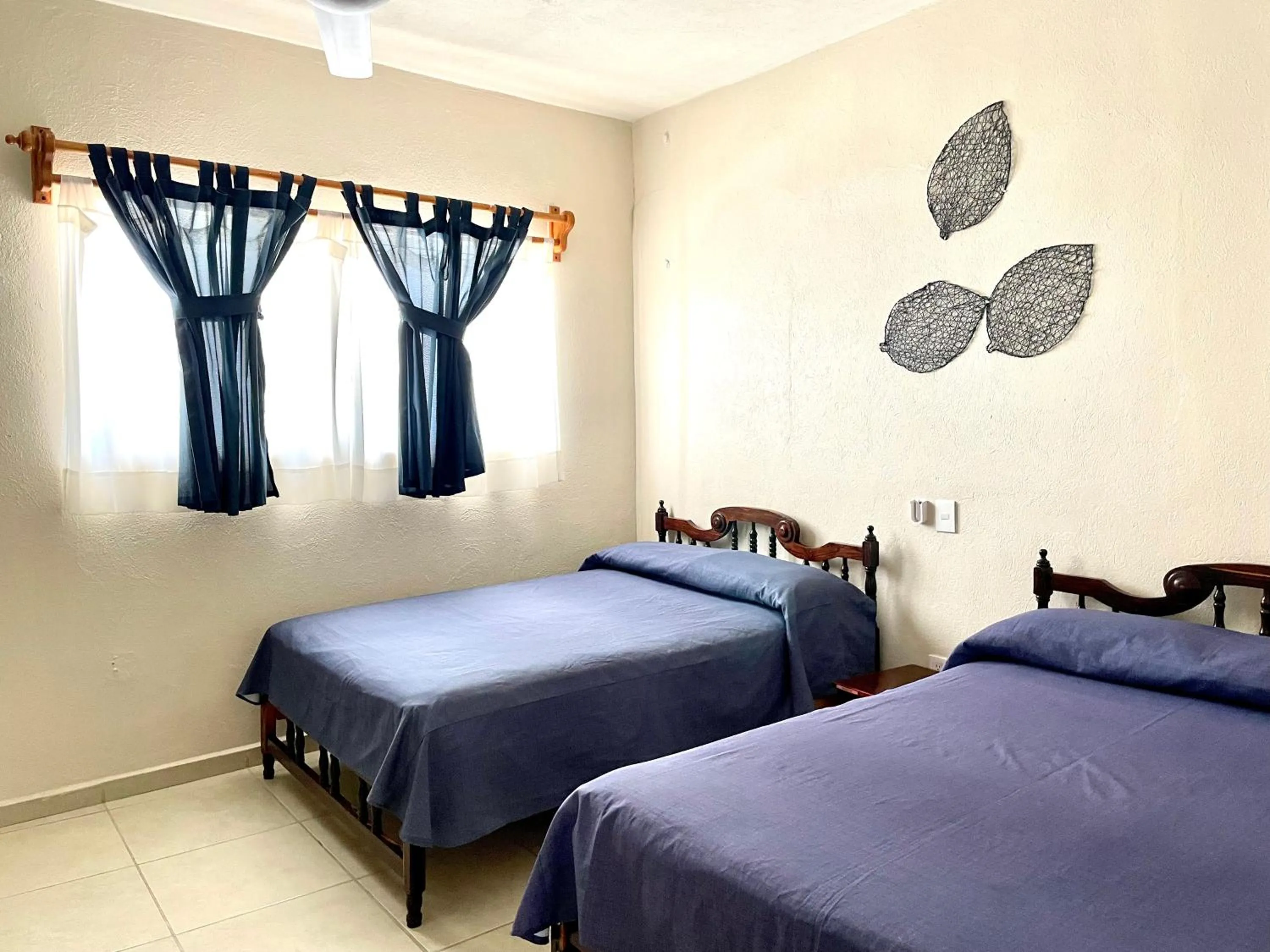 Bed in Bungalows Las Hamacas