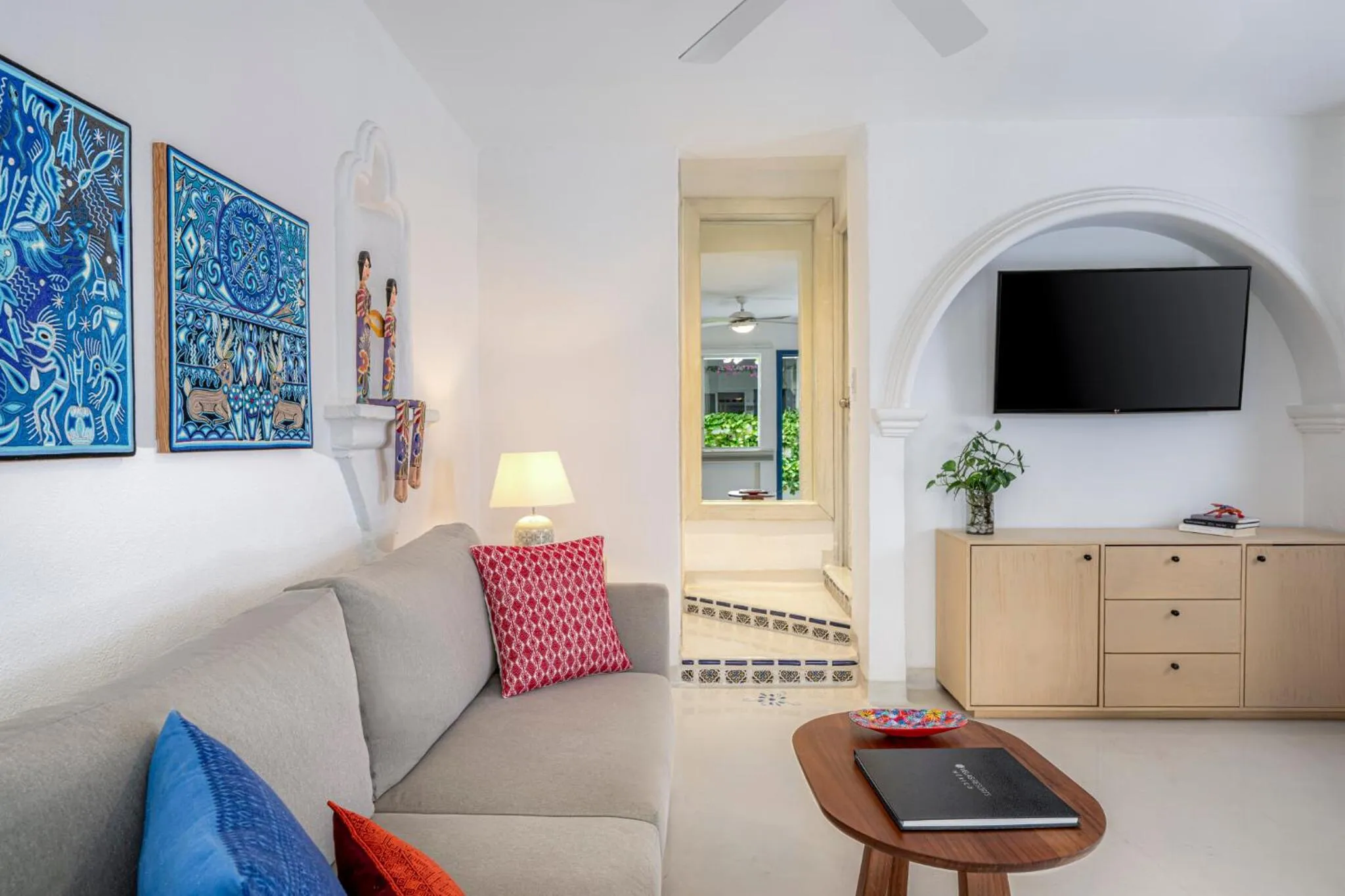 Living room in Mar del Cabo By Velas Resorts Adults Only