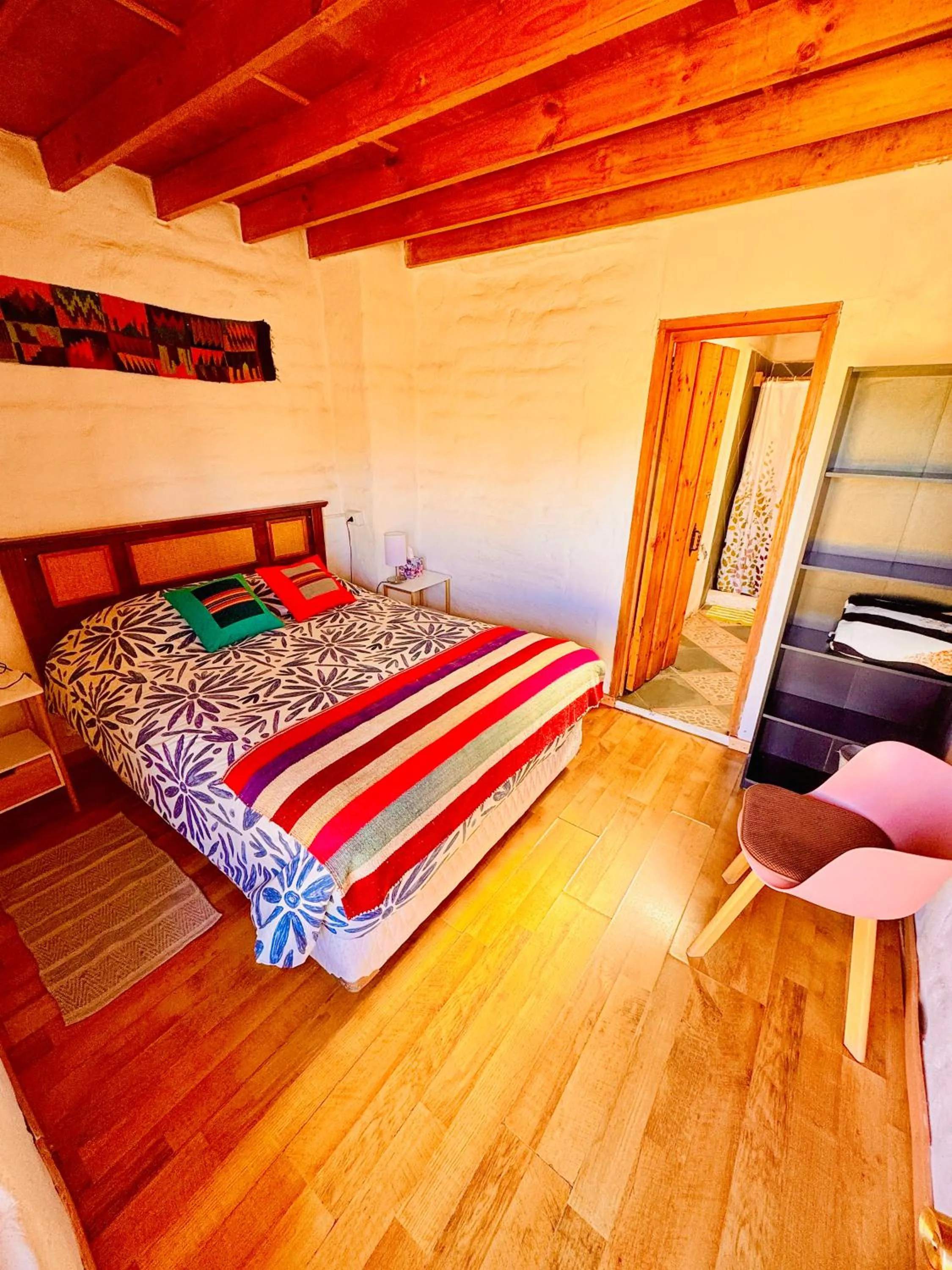 Bedroom, Bed in Atacama Lodge Rukazen Rústico