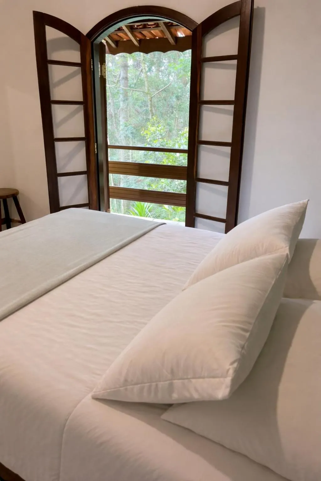 Bed in Pousada Sonho Verde