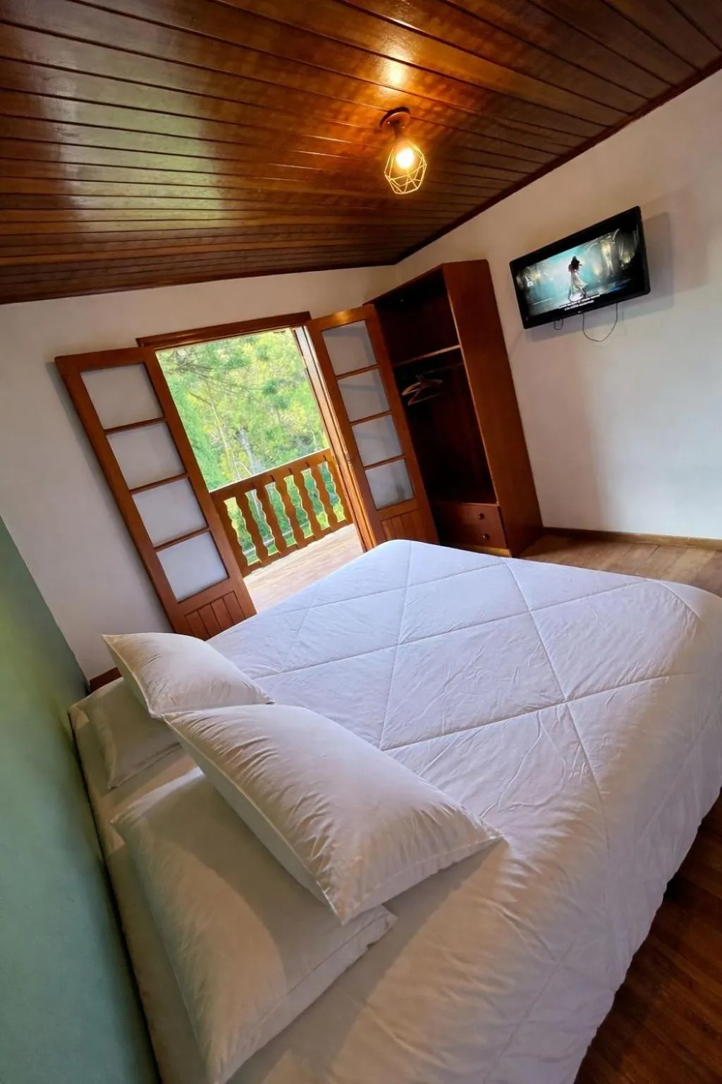 Bed in Pousada Sonho Verde