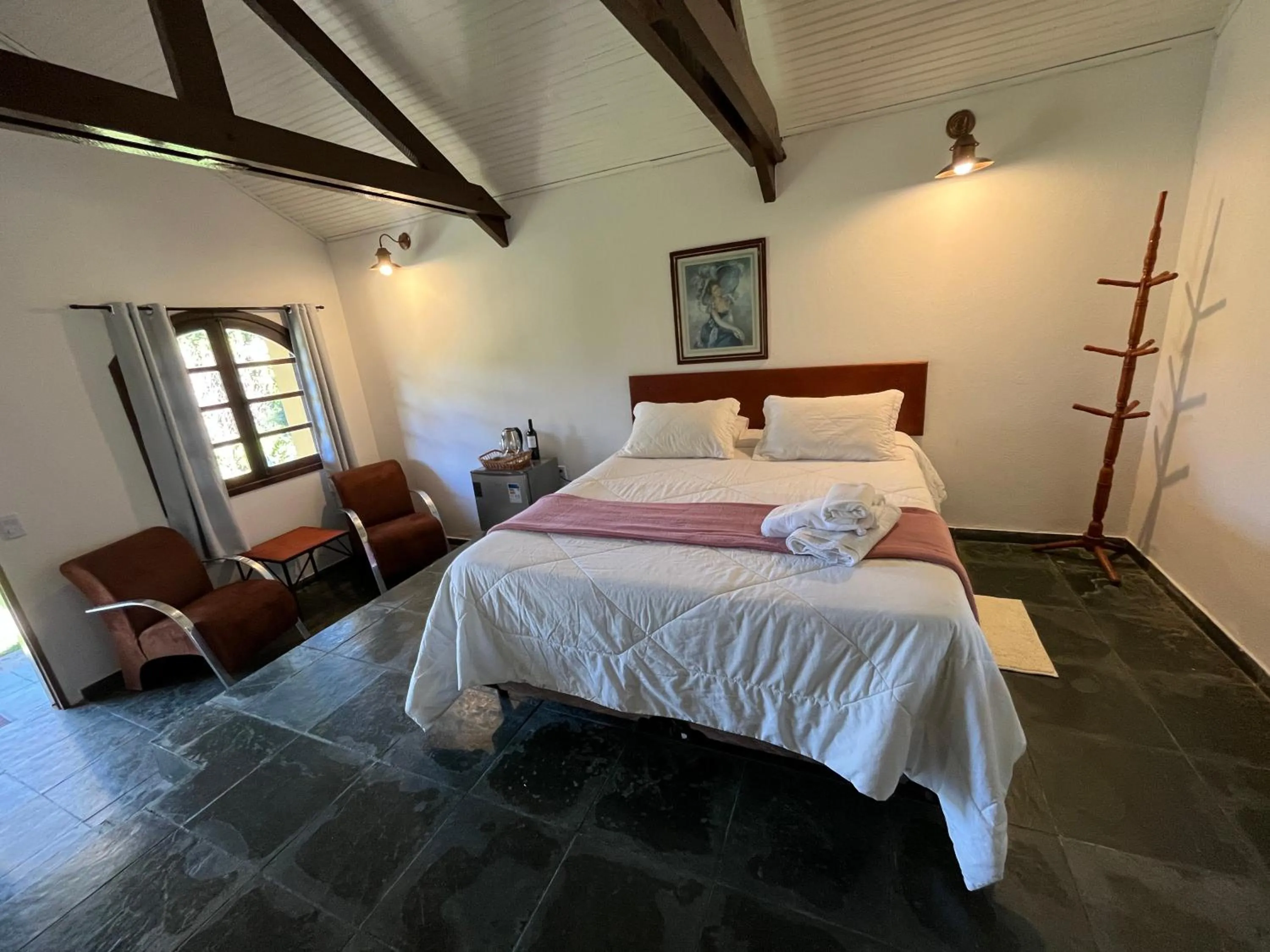 Bed in Pousada Sonho Verde