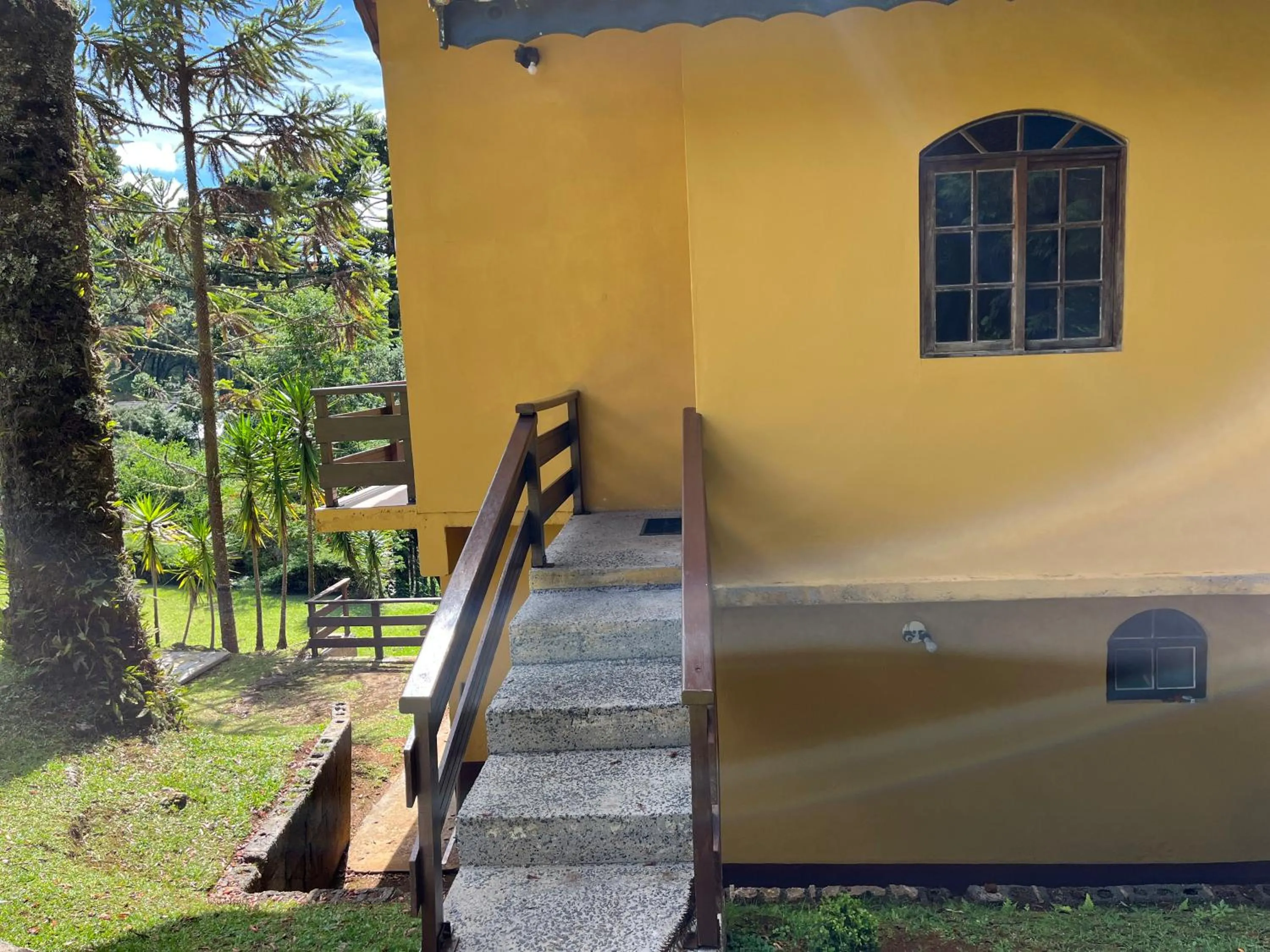Garden view in Pousada Sonho Verde