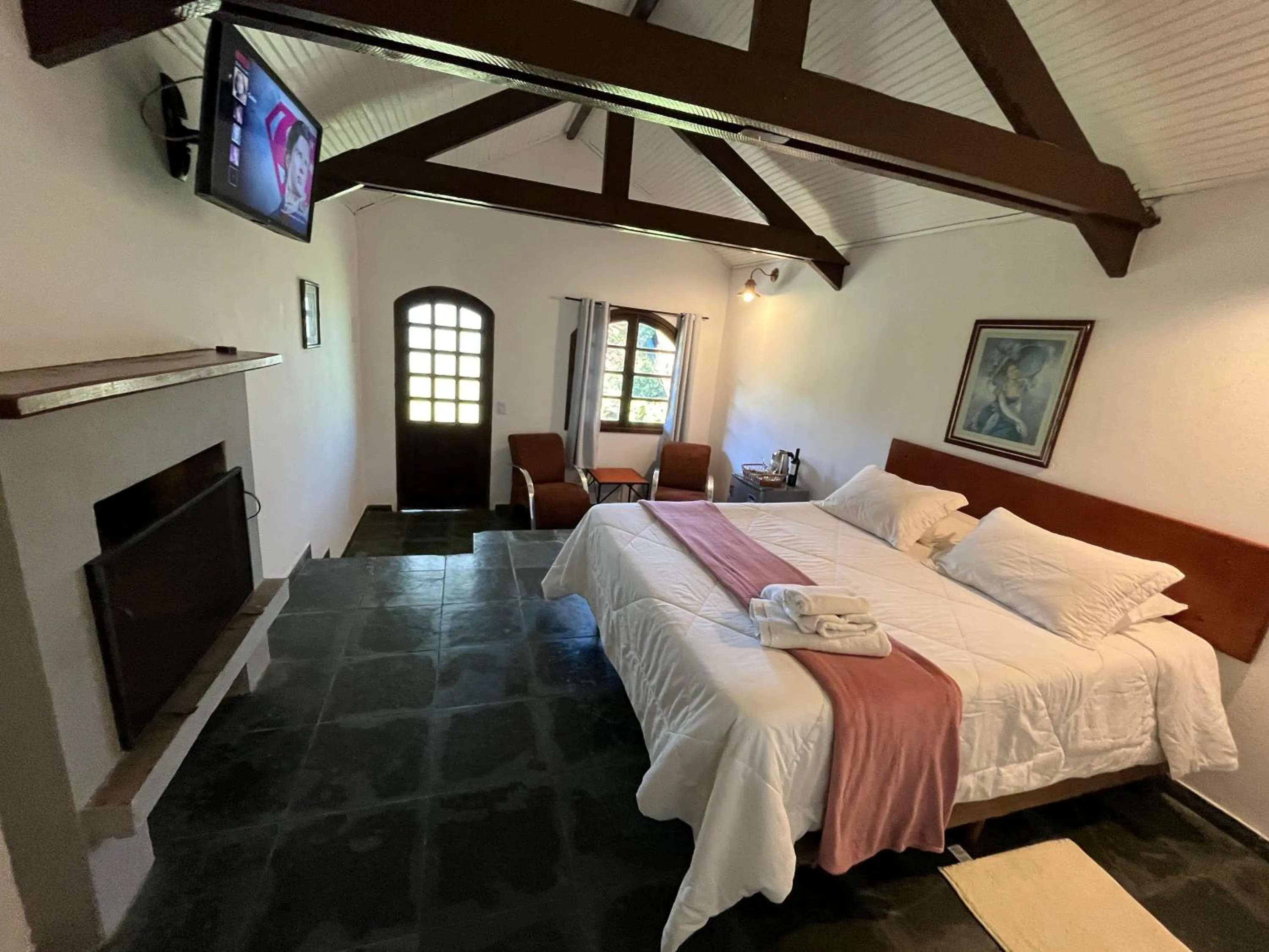 Bedroom, Bed in Pousada Sonho Verde
