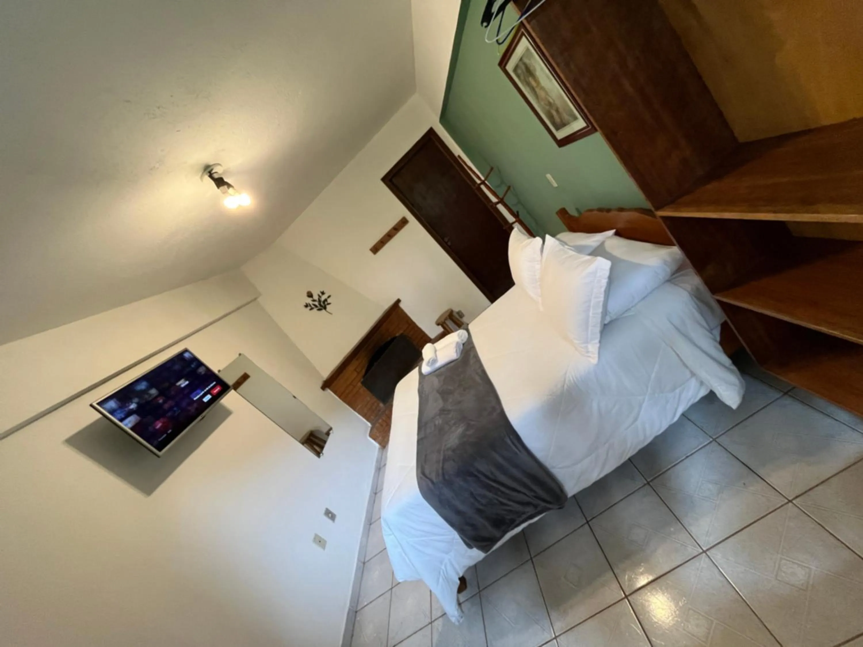 Bed in Pousada Sonho Verde