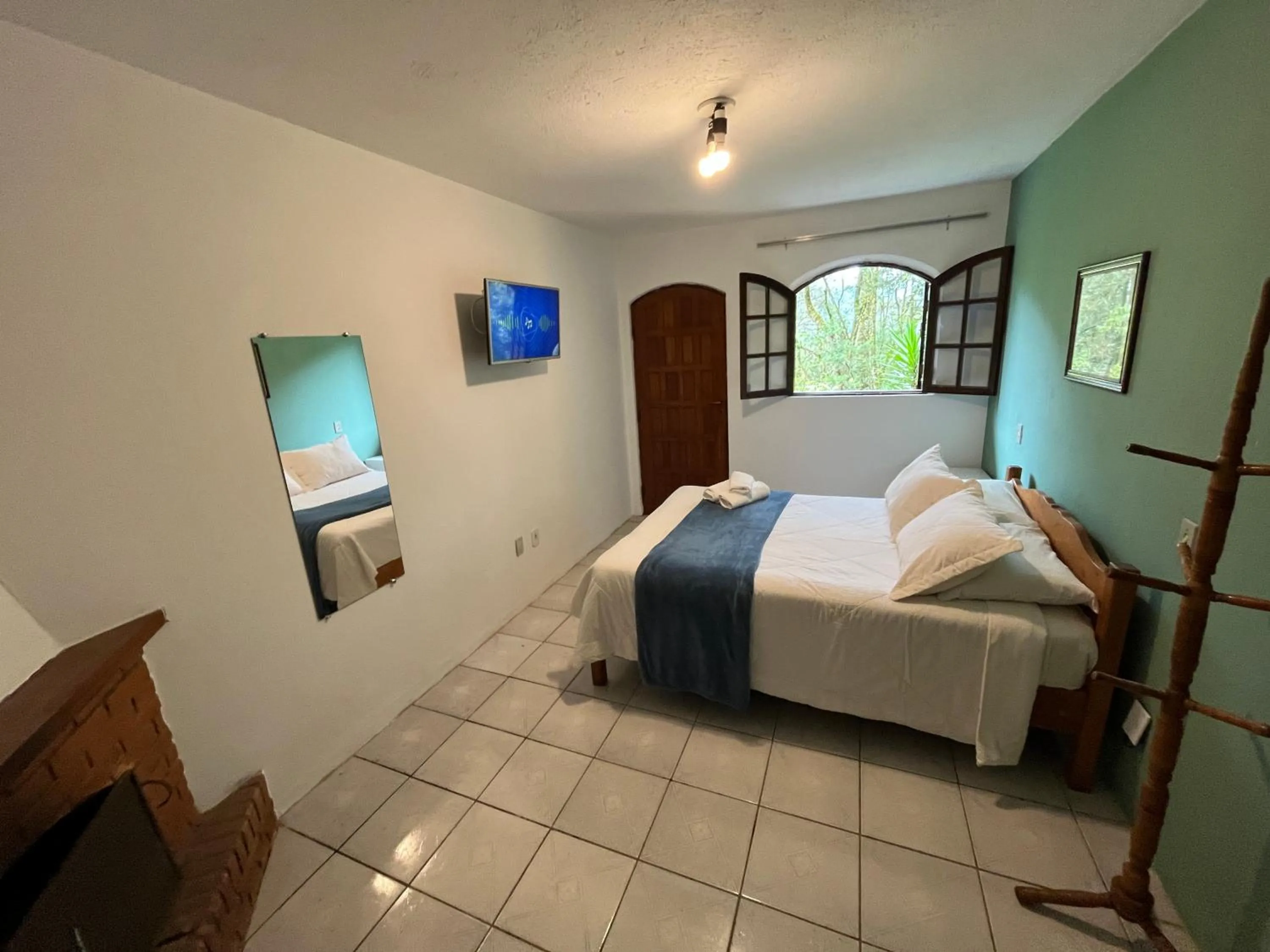 Bed in Pousada Sonho Verde