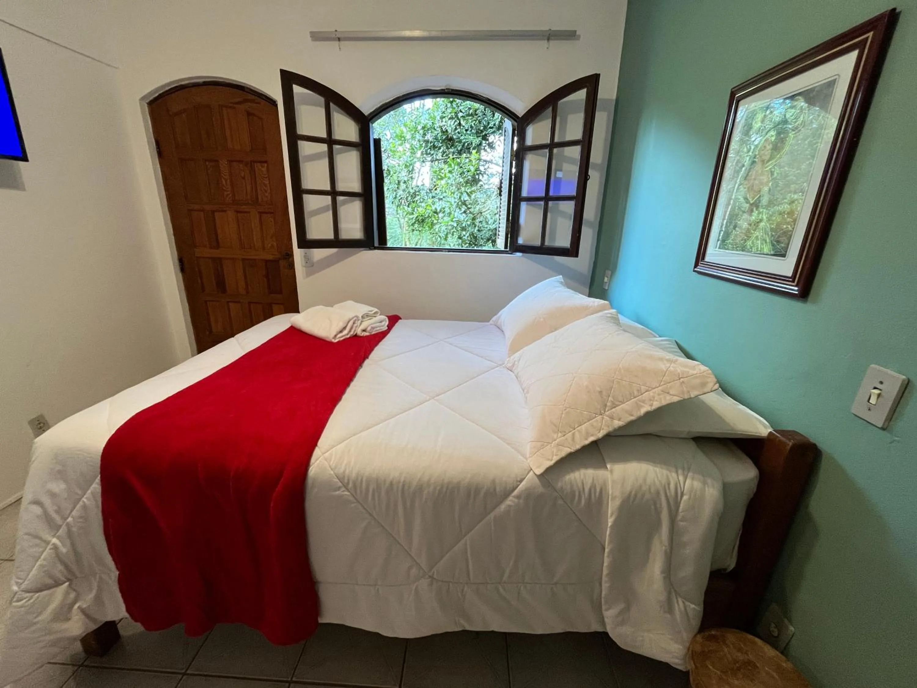 Bed in Pousada Sonho Verde