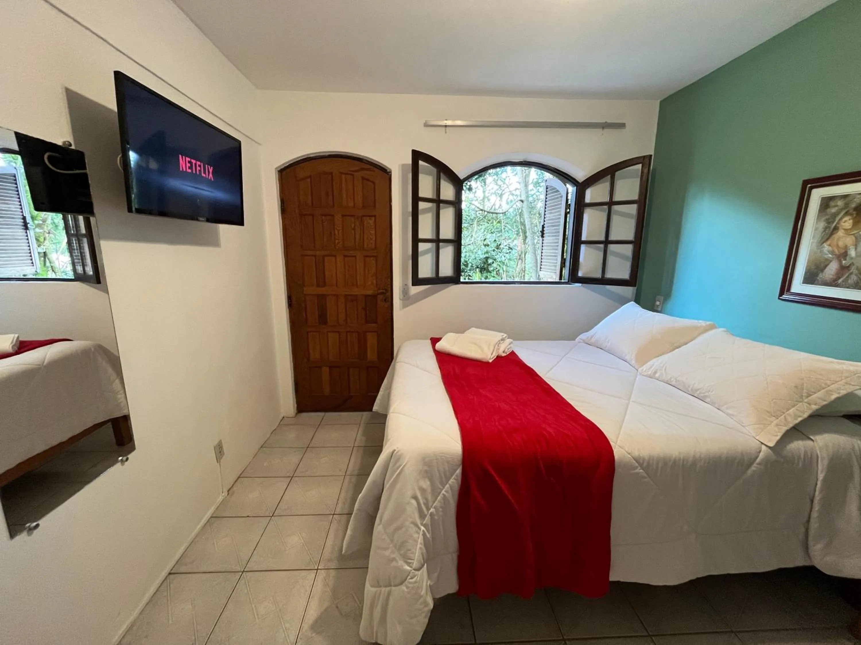 Bed in Pousada Sonho Verde