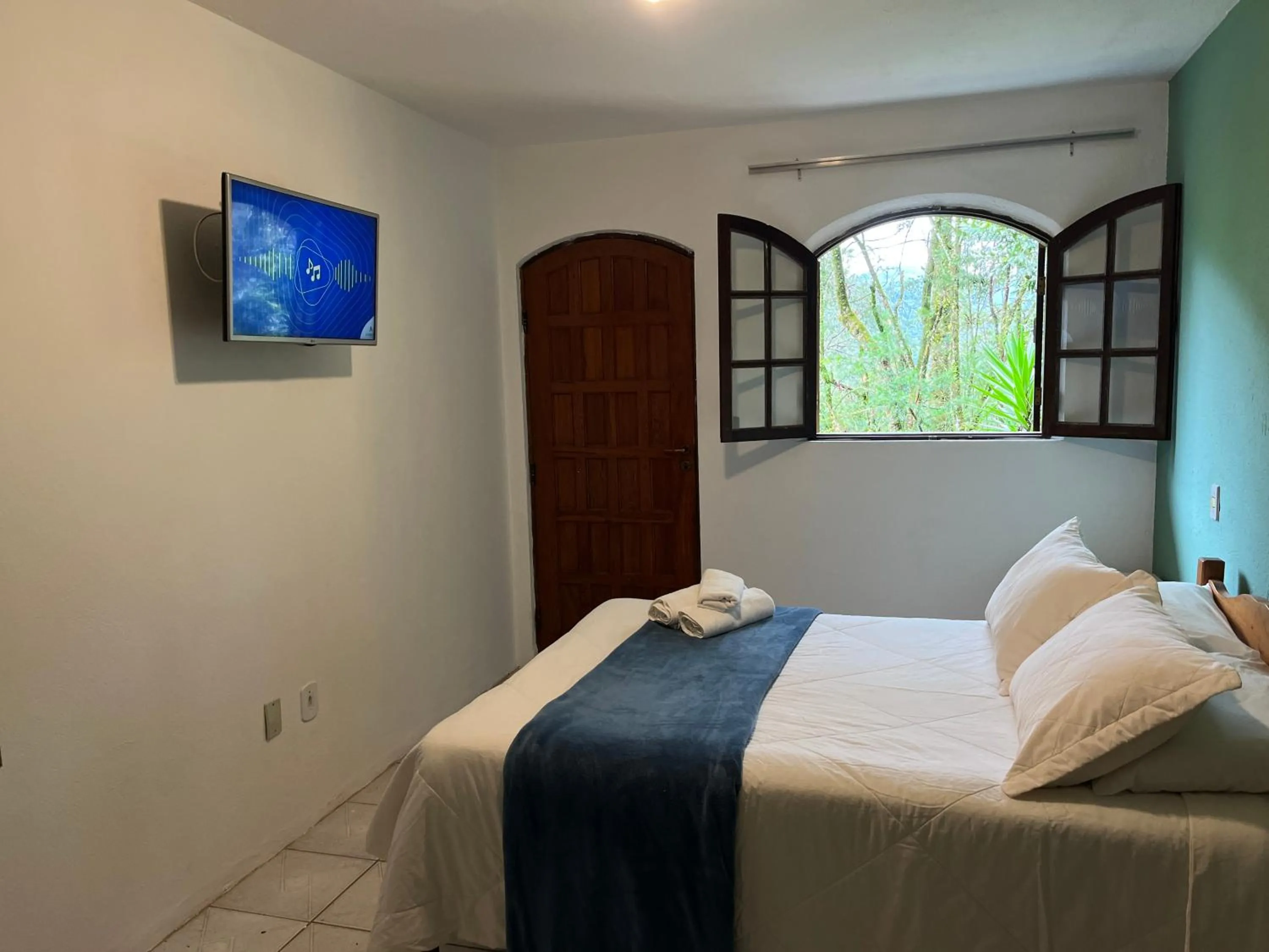 Bed in Pousada Sonho Verde