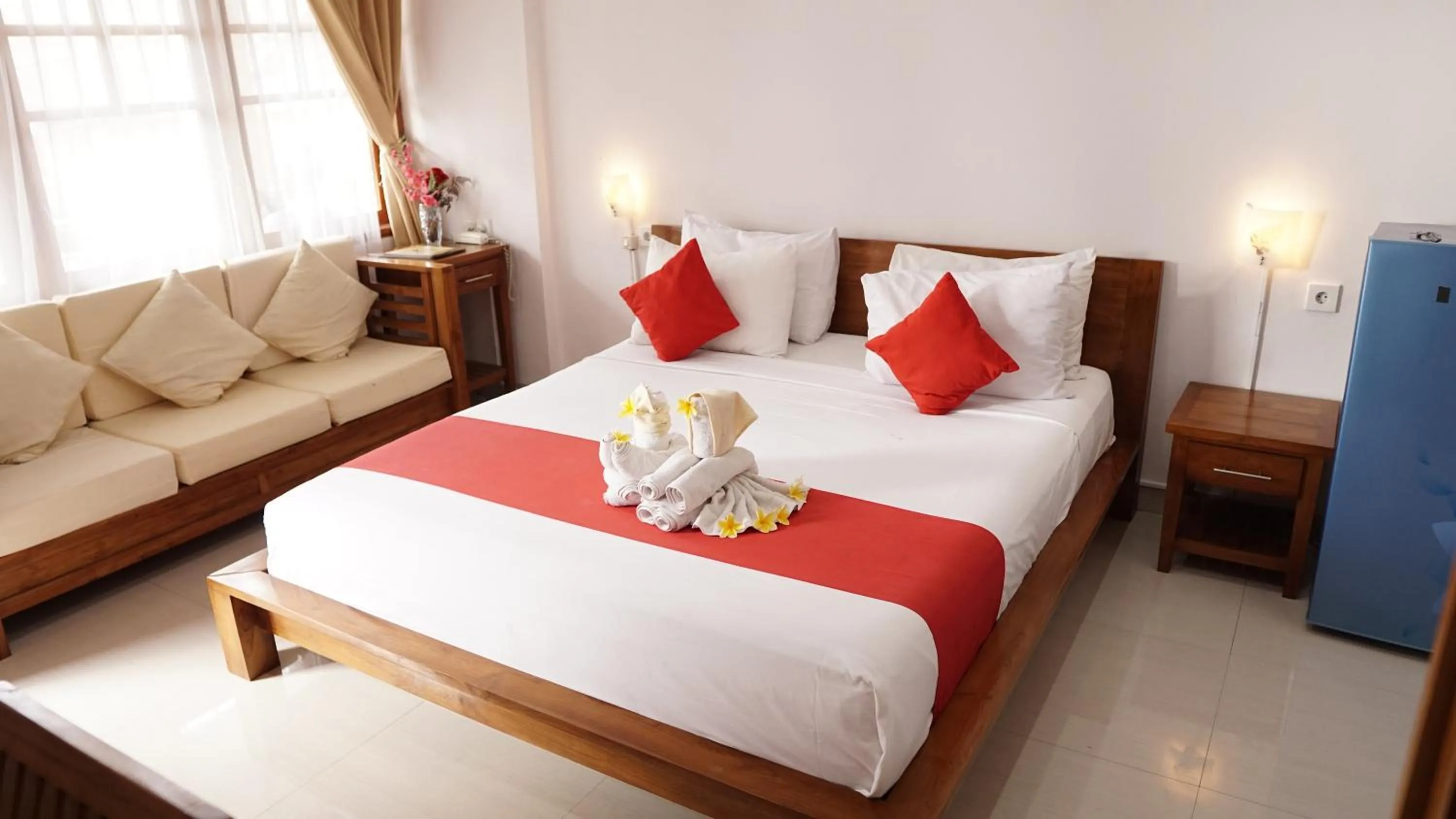 Bed in Grand Raka Homestay