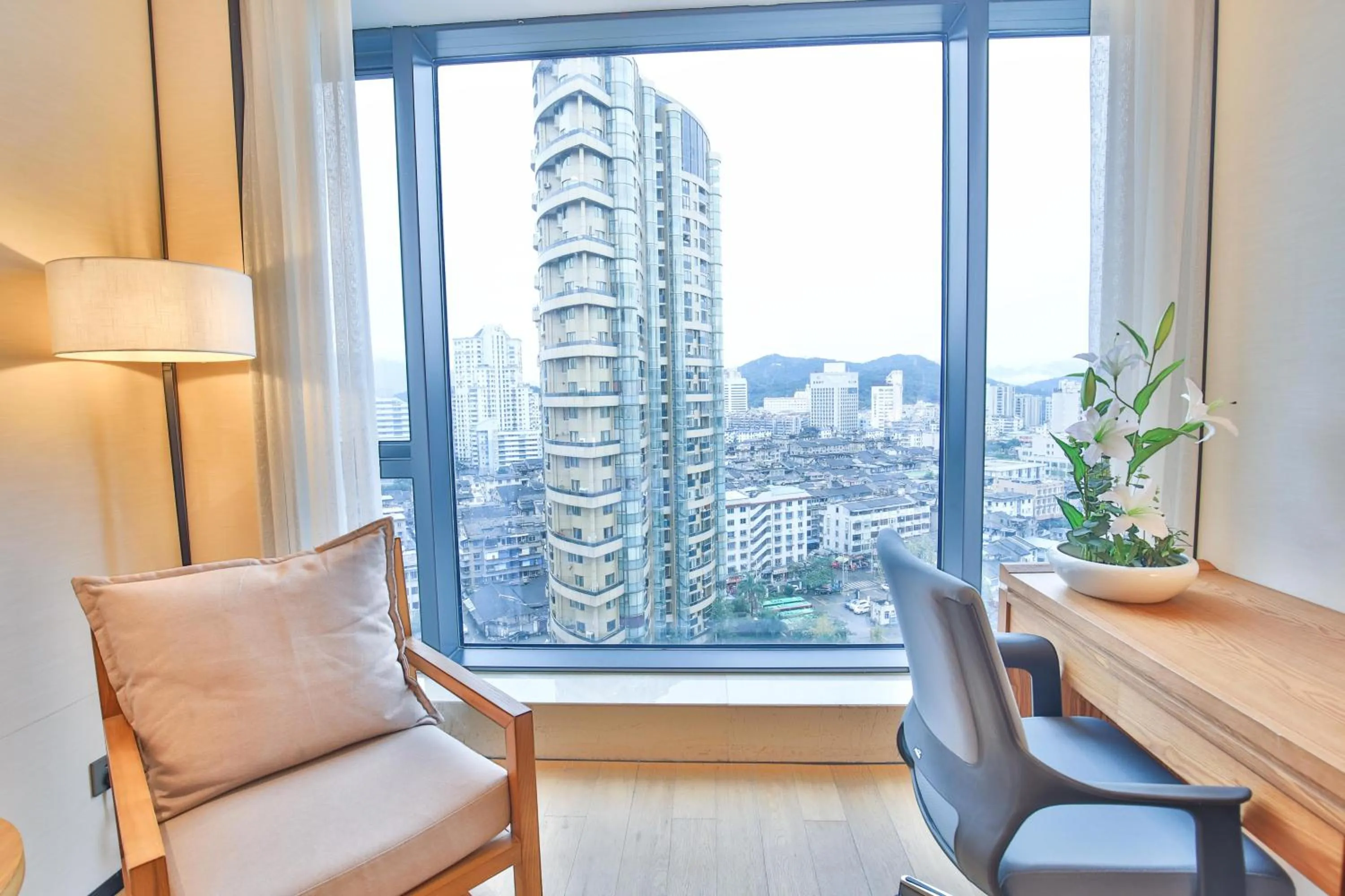 City view in SSAW Boutique Hotel Wenzhou Jiushan Lake