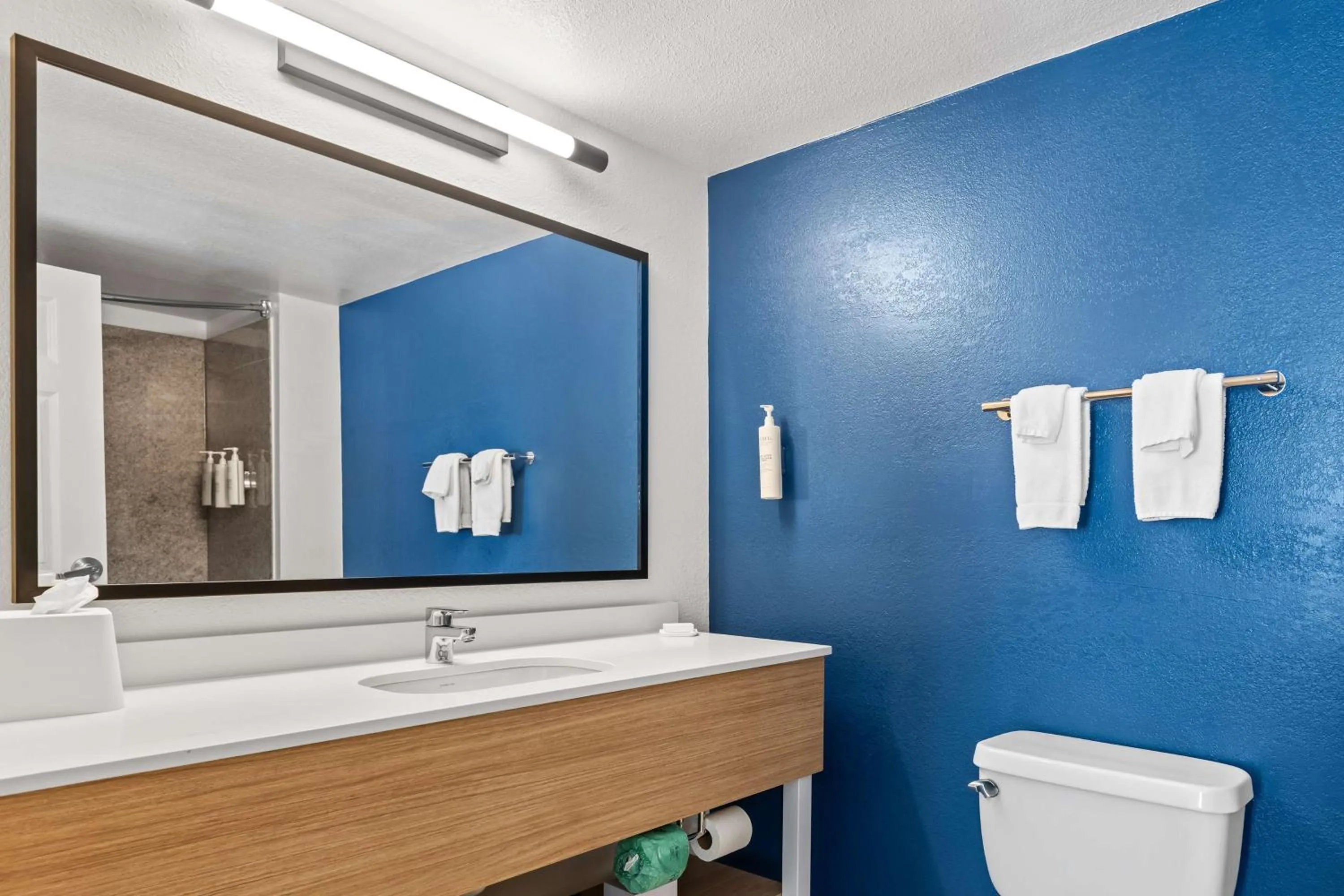 Bathroom in Spark by Hilton Port Wentworth Savannah