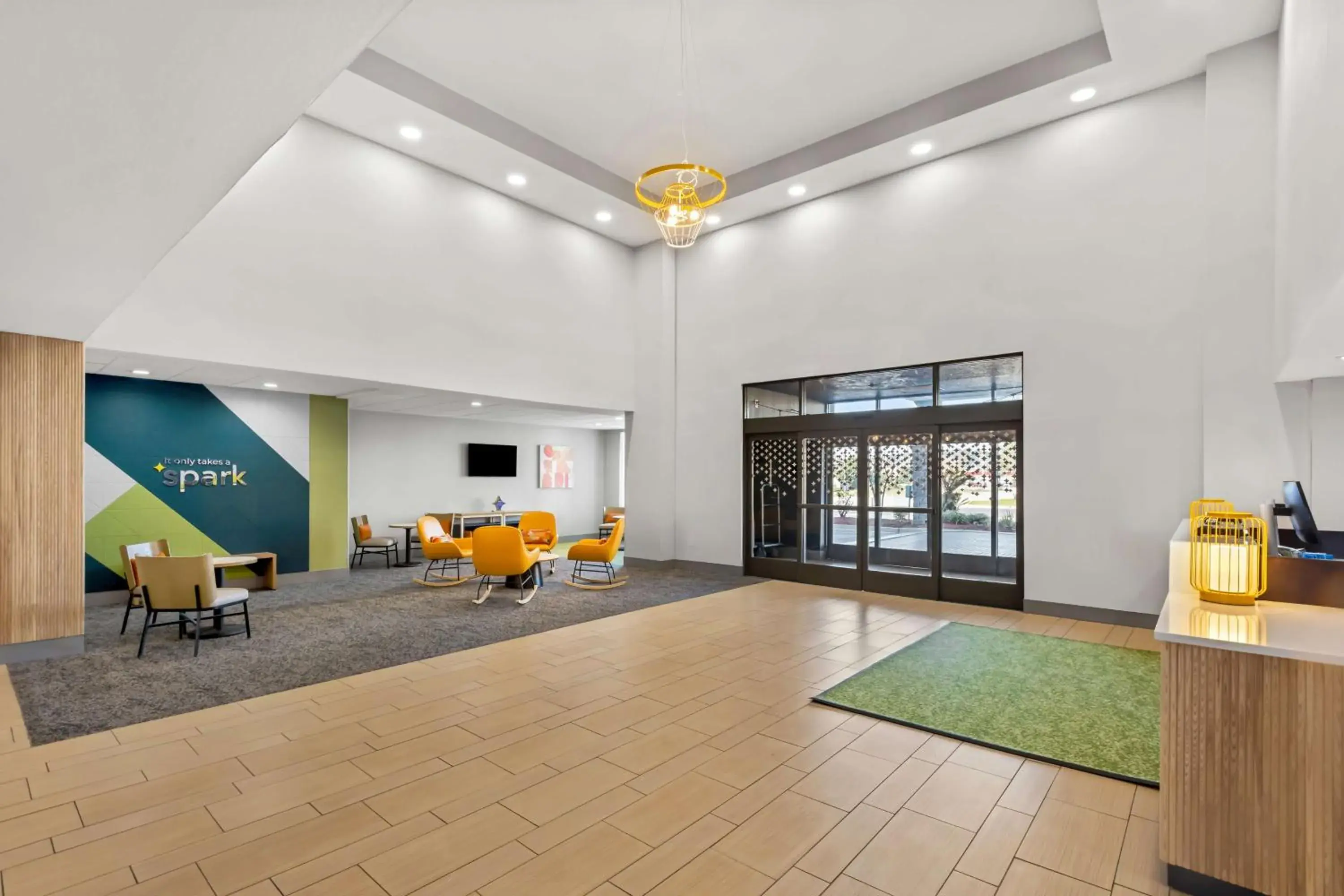 Lobby or reception in Spark by Hilton Port Wentworth Savannah Lobby or reception in Spark by Hilton Port Wentworth Savannah