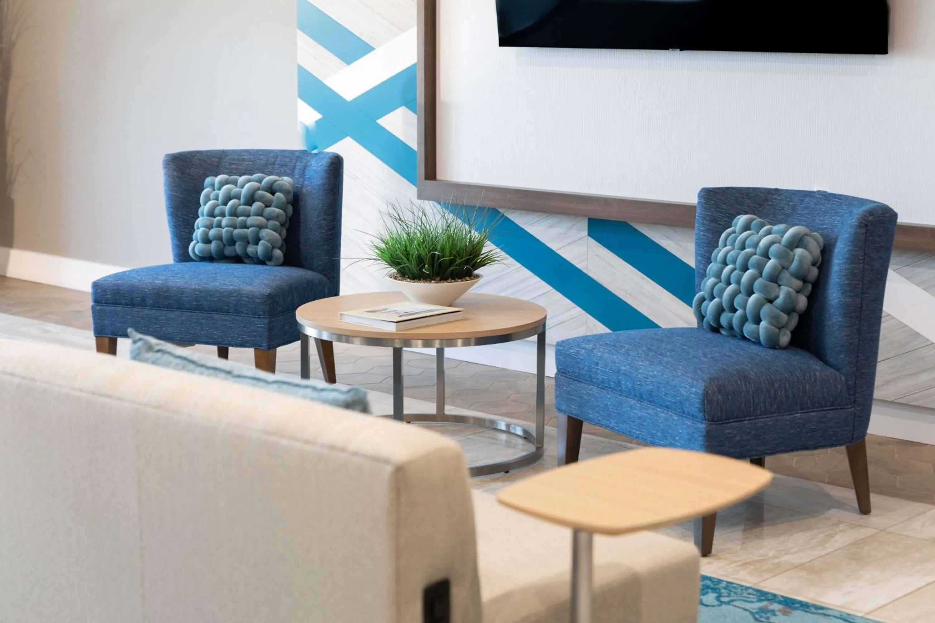 Lobby or reception in Hilton Garden Inn Des Moines Airport