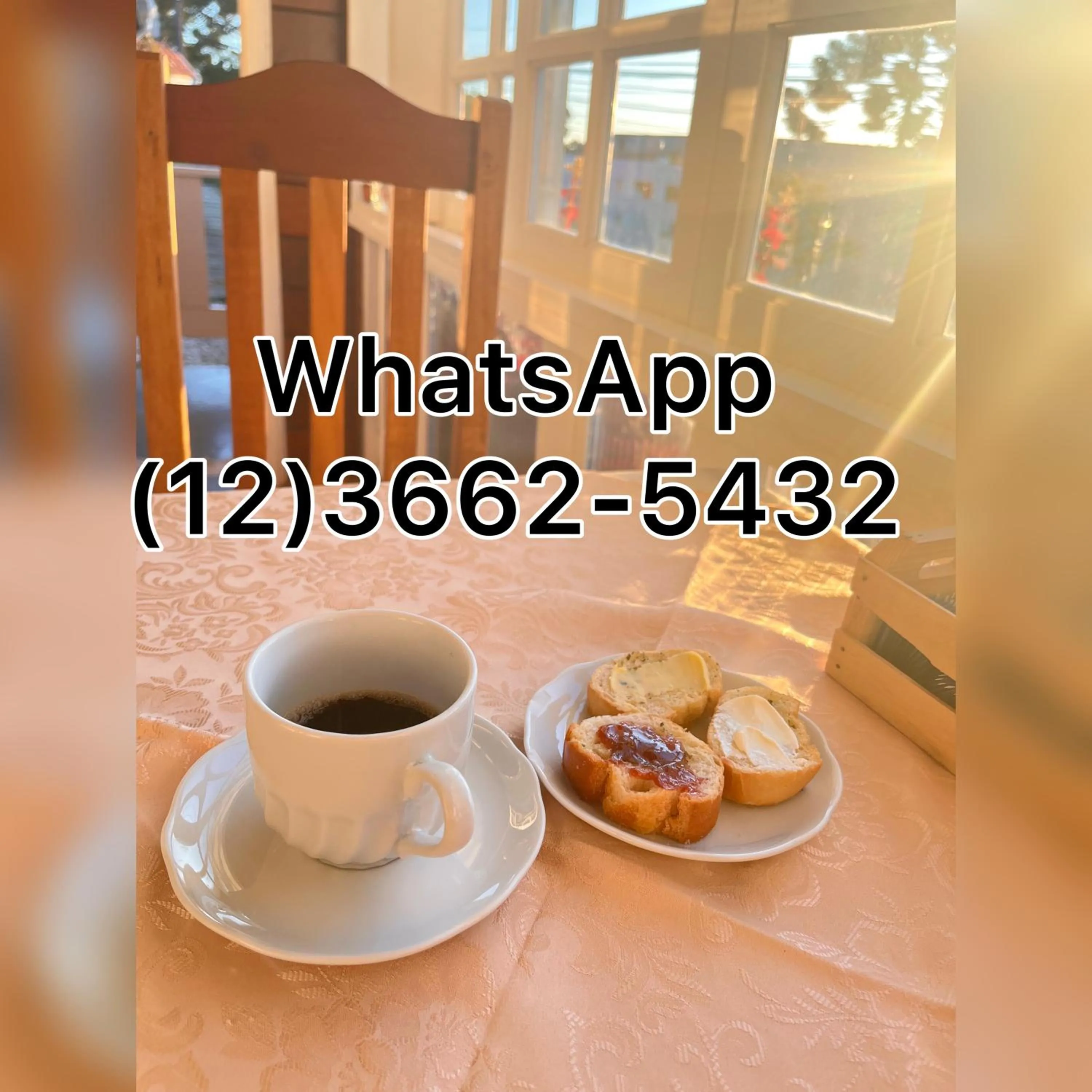 Text overlay in Pousada do Vento