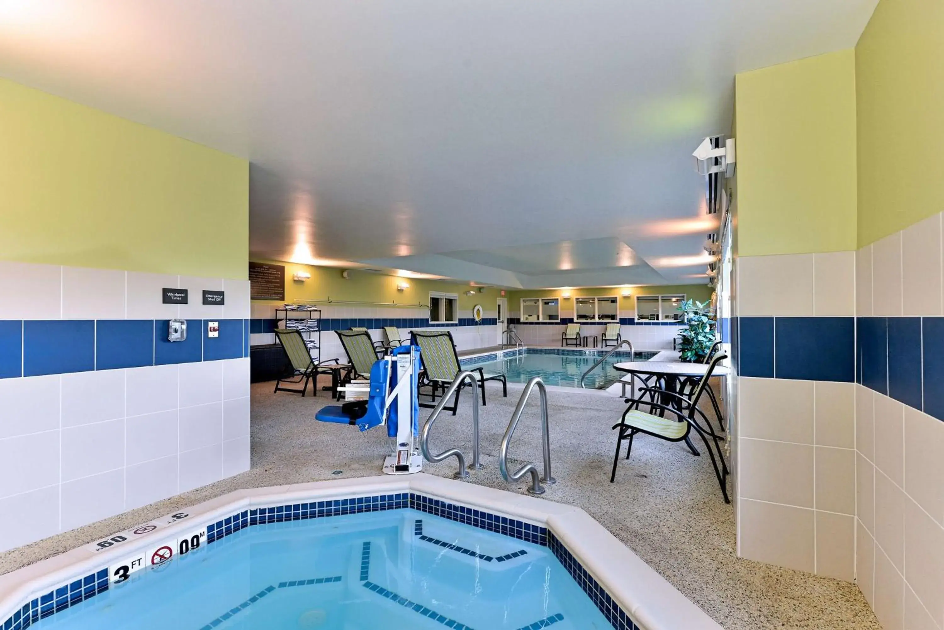 Pool view in Hampton Inn Ellsworth Pool view in Hampton Inn Ellsworth