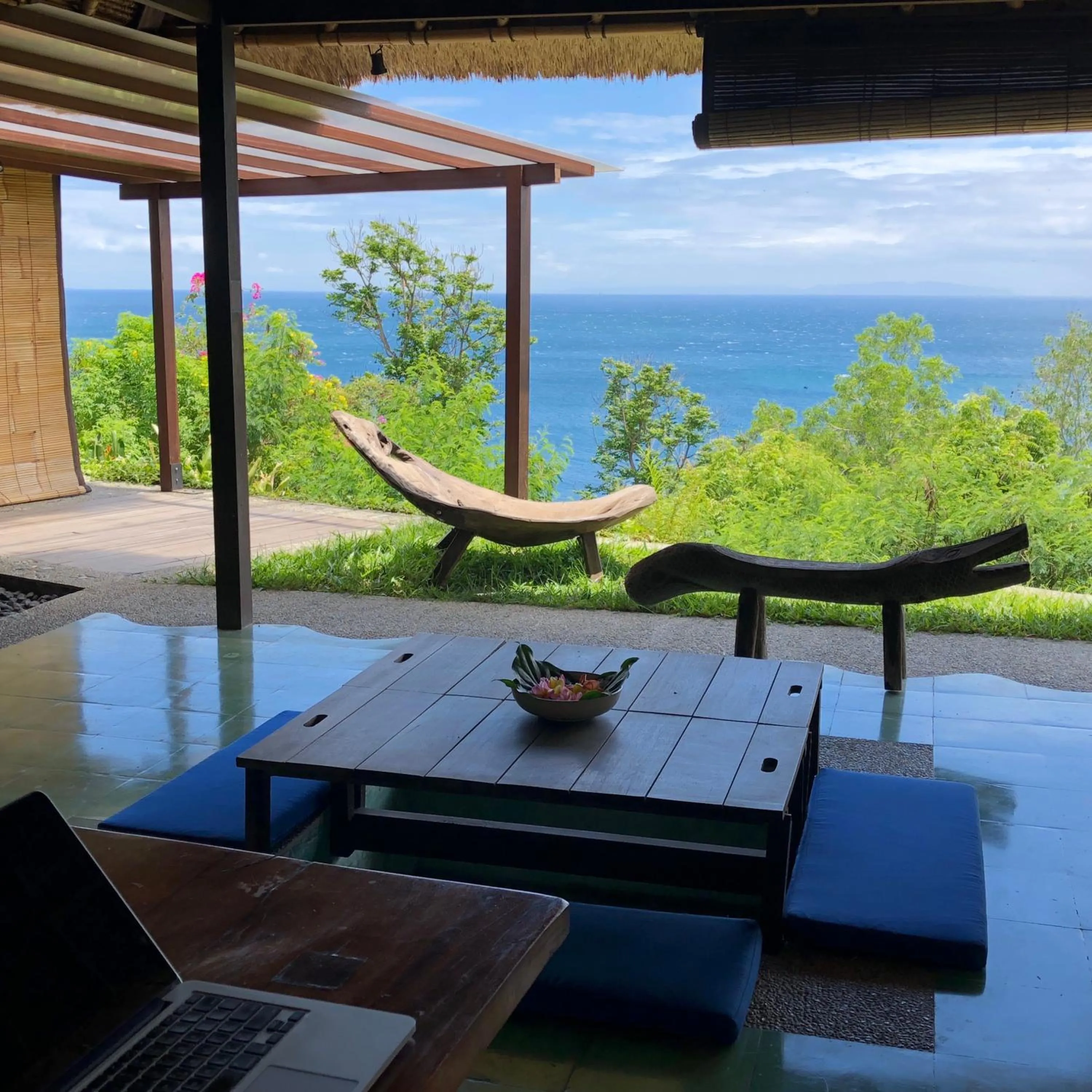 Living room in Bloo Lagoon Eco Village