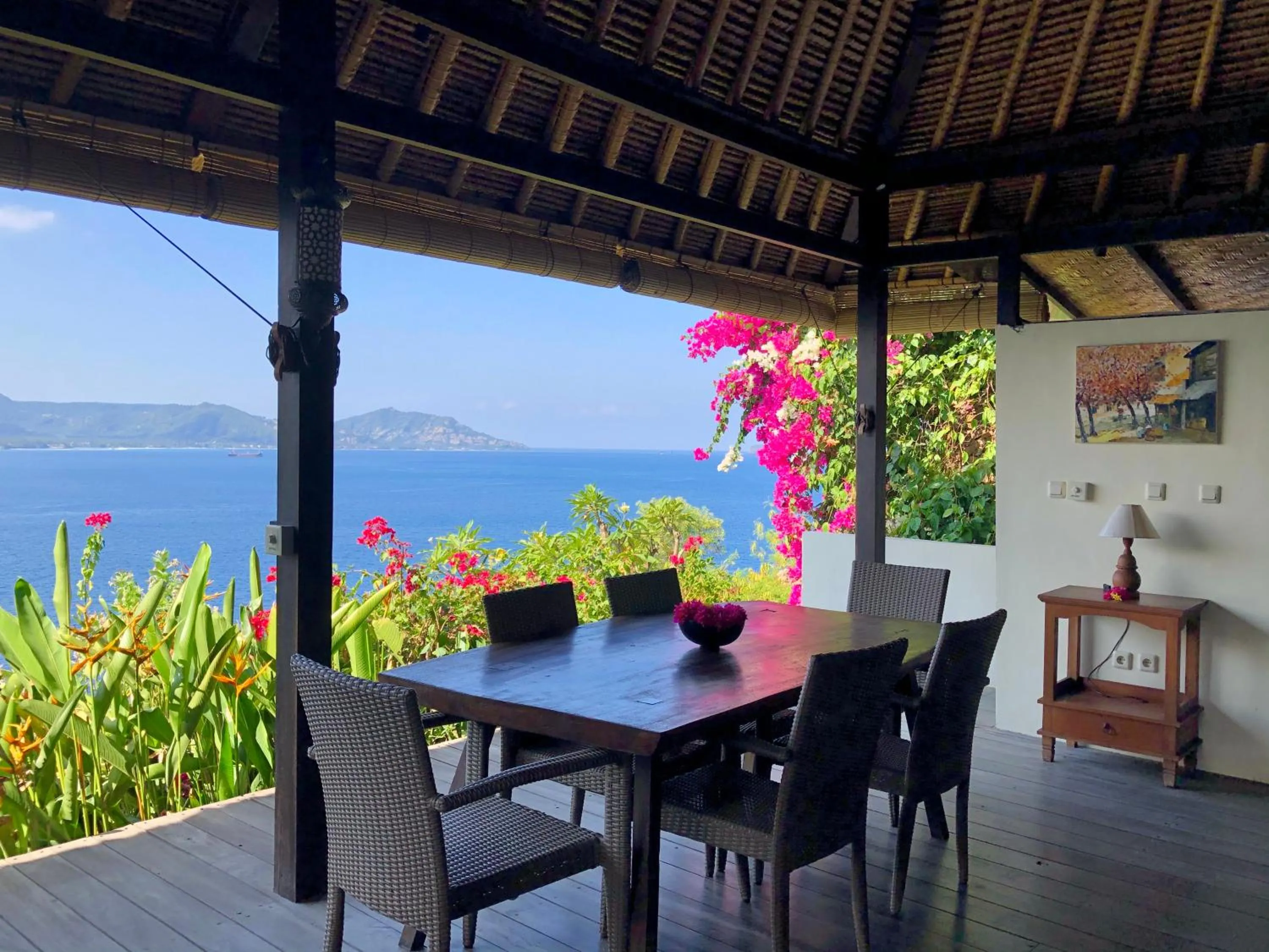 Dining area in Bloo Lagoon Eco Village