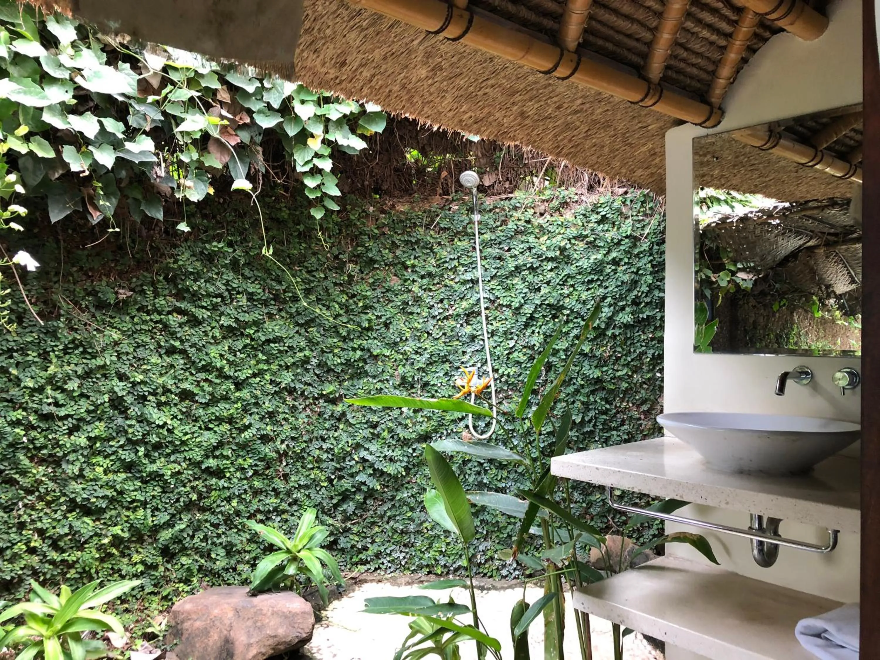 Shower in Bloo Lagoon Eco Village