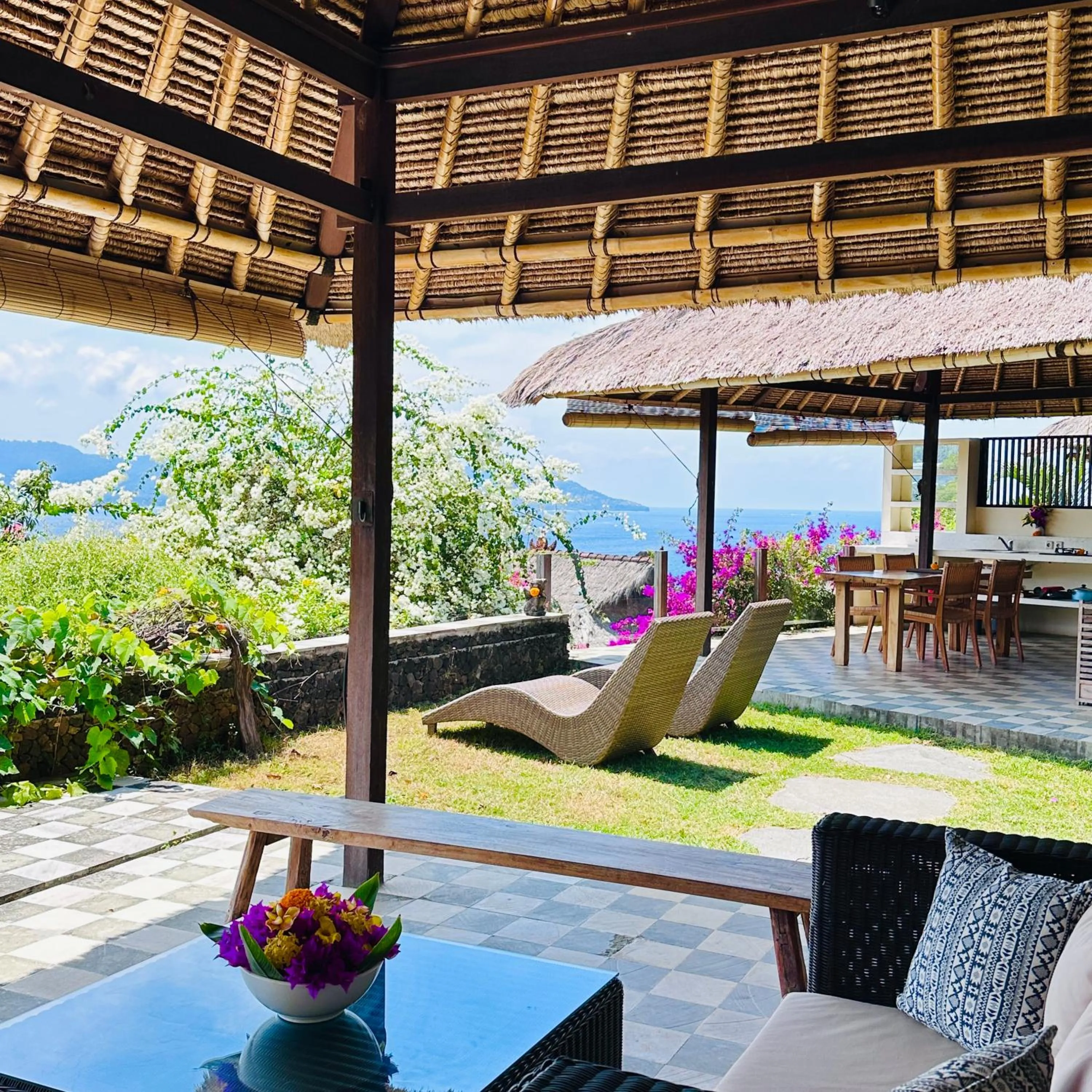 Living room in Bloo Lagoon Eco Village