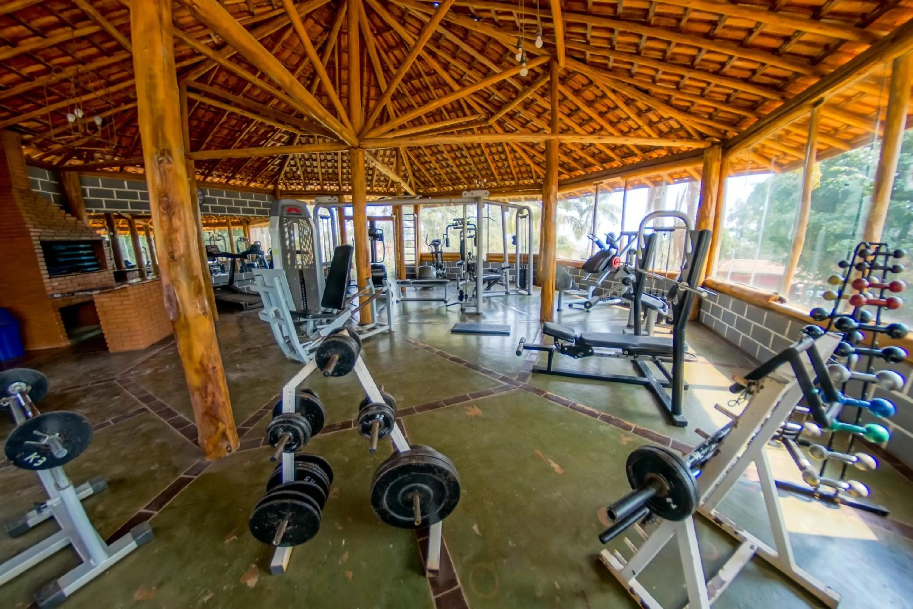 Fitness centre/facilities in Hotel Fazenda Poços de Caldas