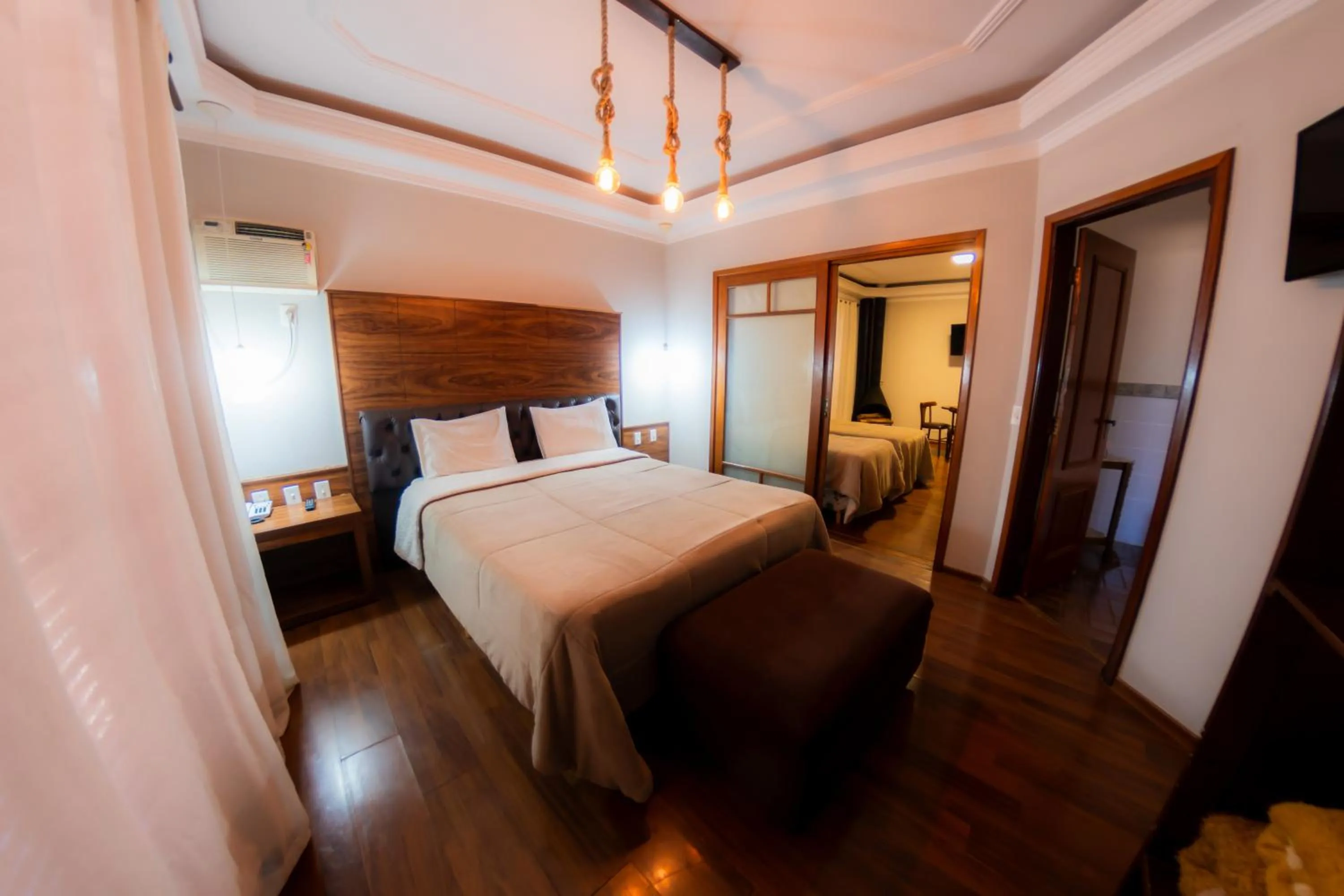 Bed in Hotel Fazenda Poços de Caldas