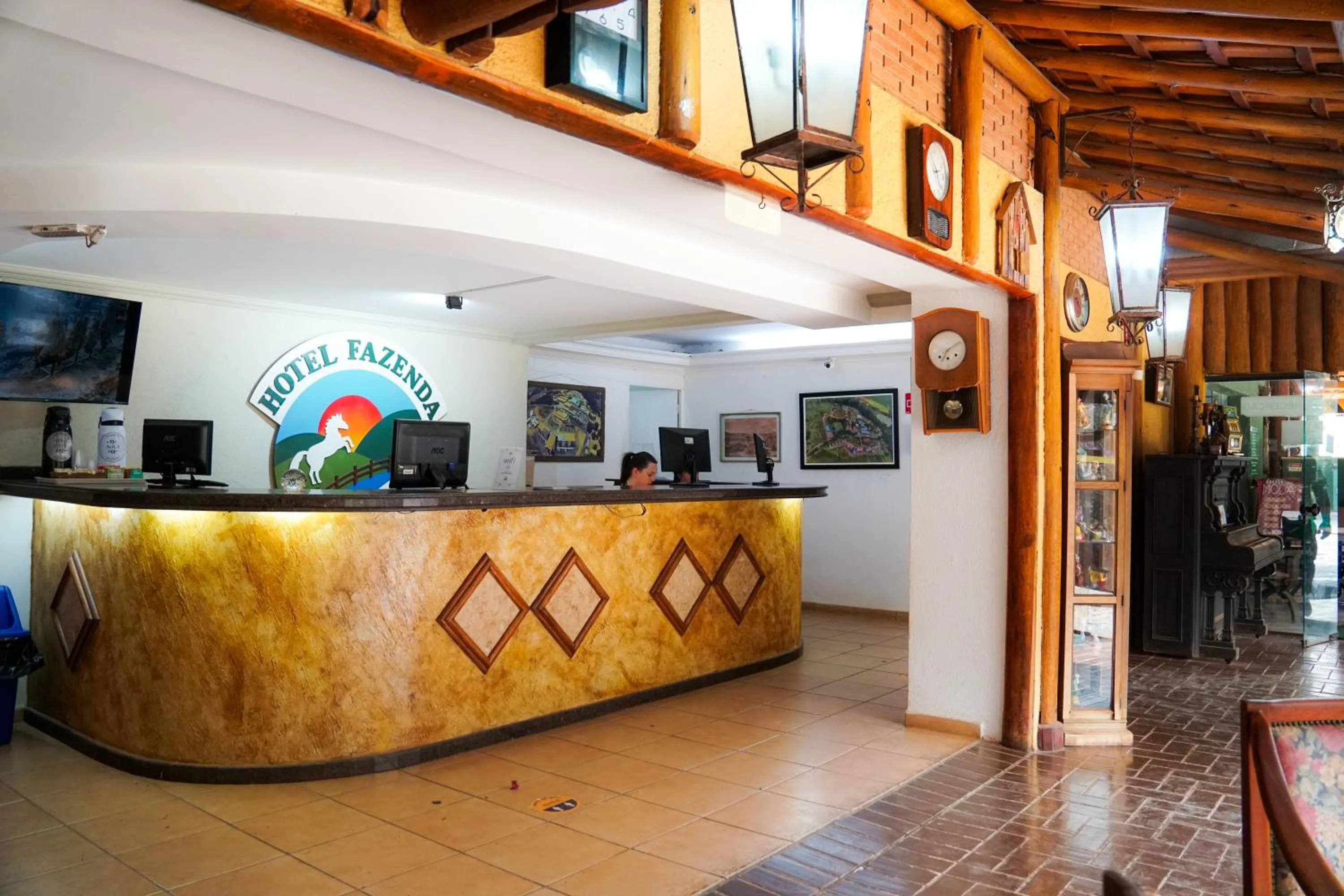 Lobby or reception in Hotel Fazenda Poços de Caldas