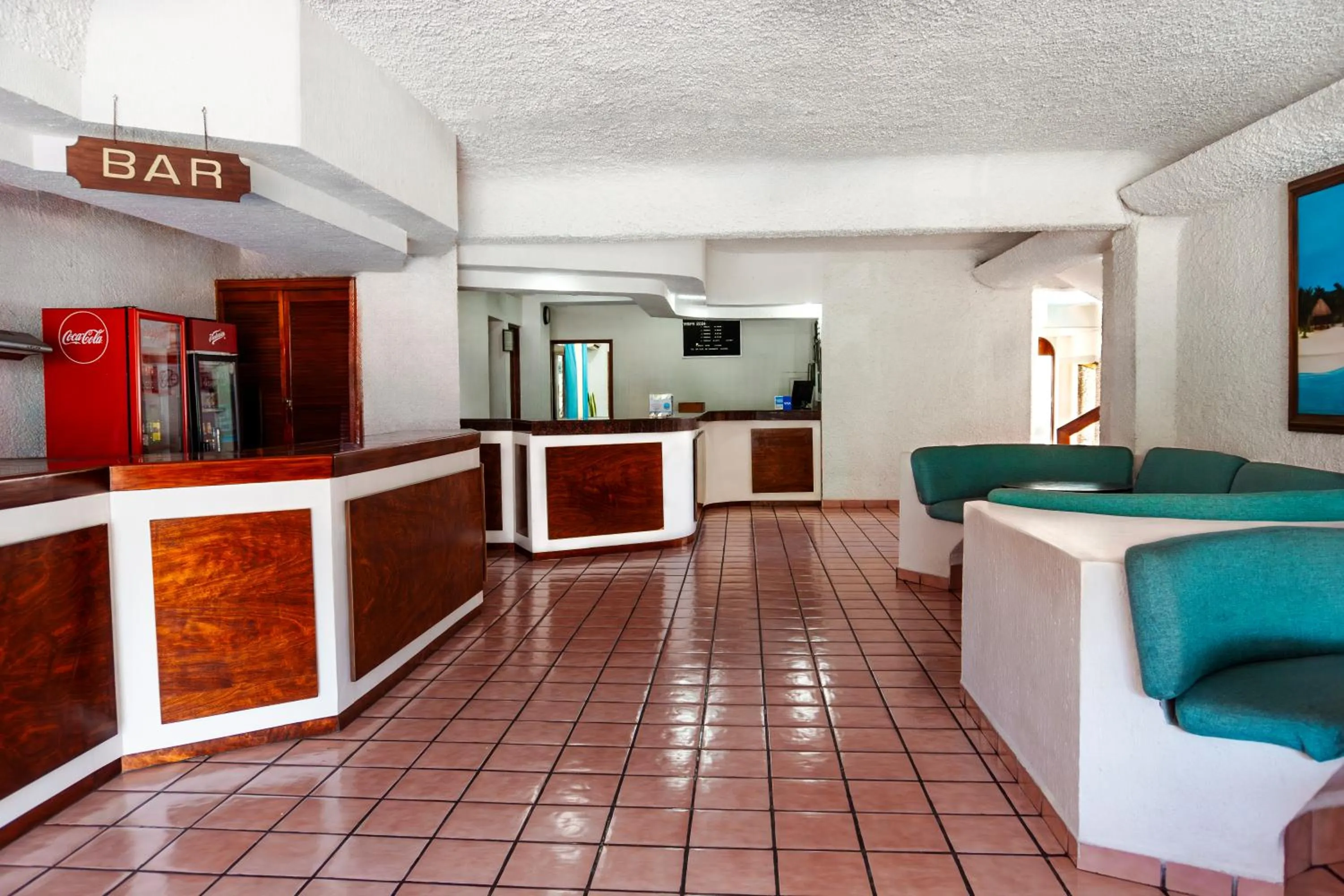 Lobby or reception in Hotel Antillano