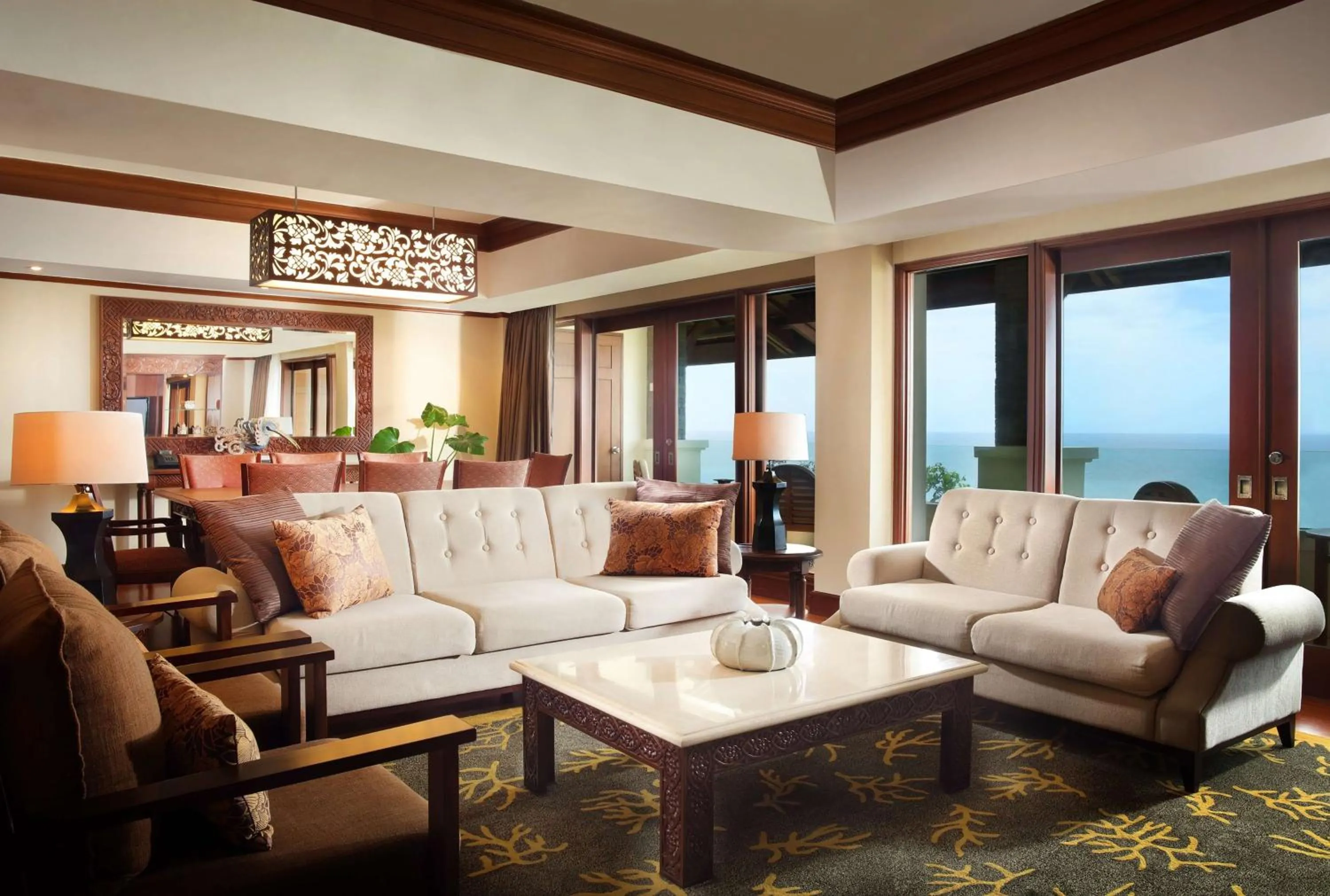 Living room in Hilton Bali Resort