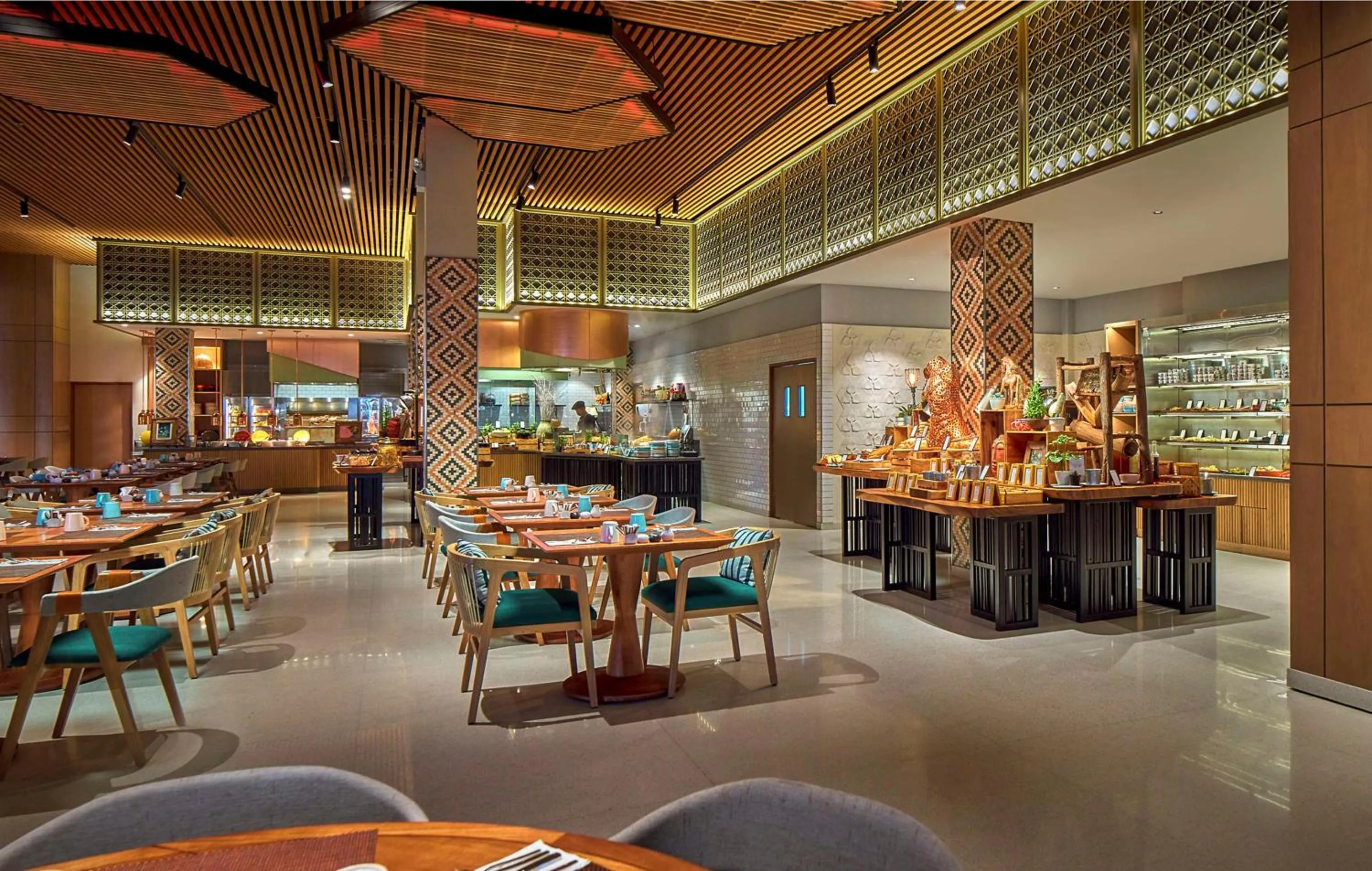 Dining area in Hilton Bali Resort
