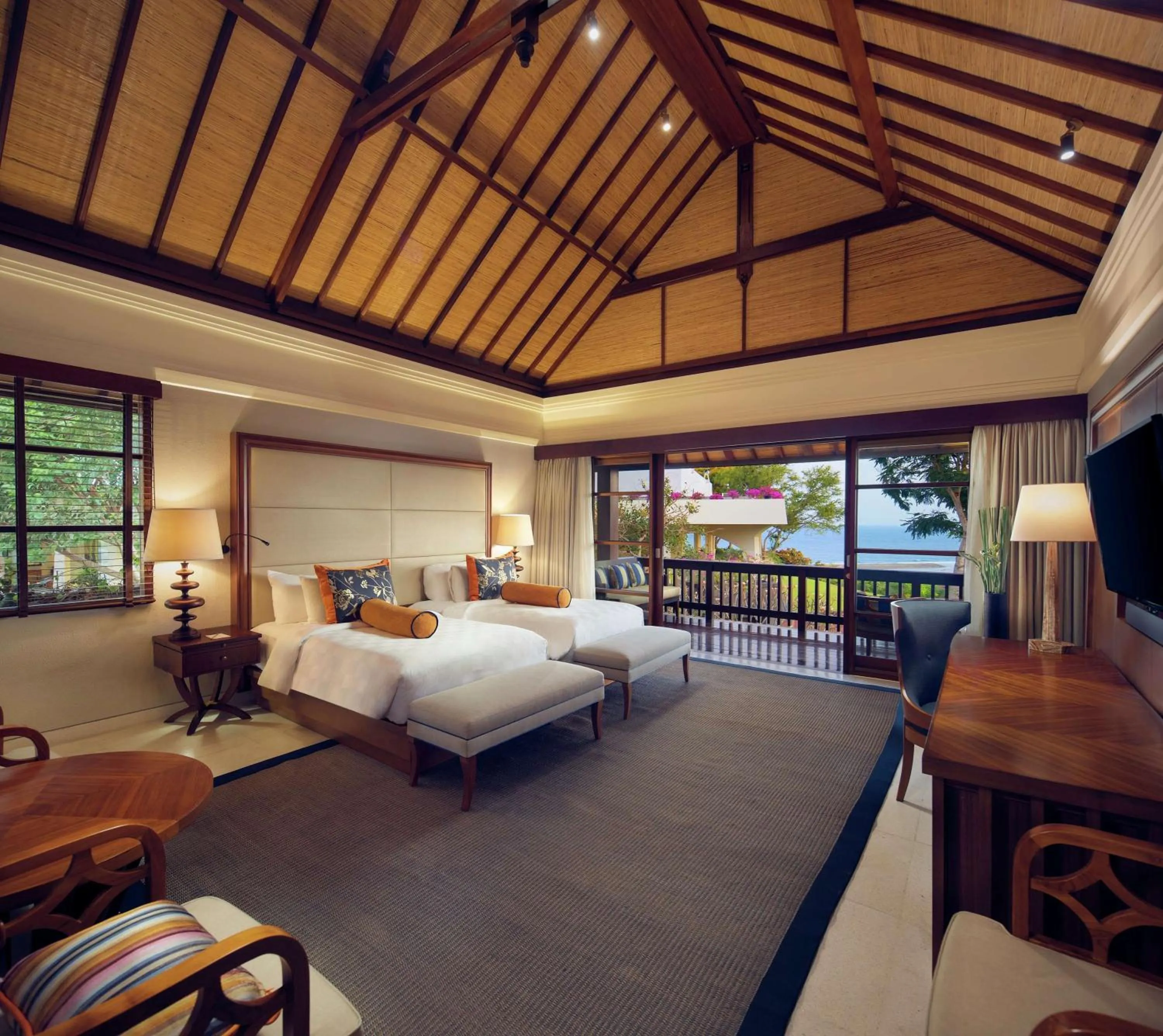 Bed in Hilton Bali Resort