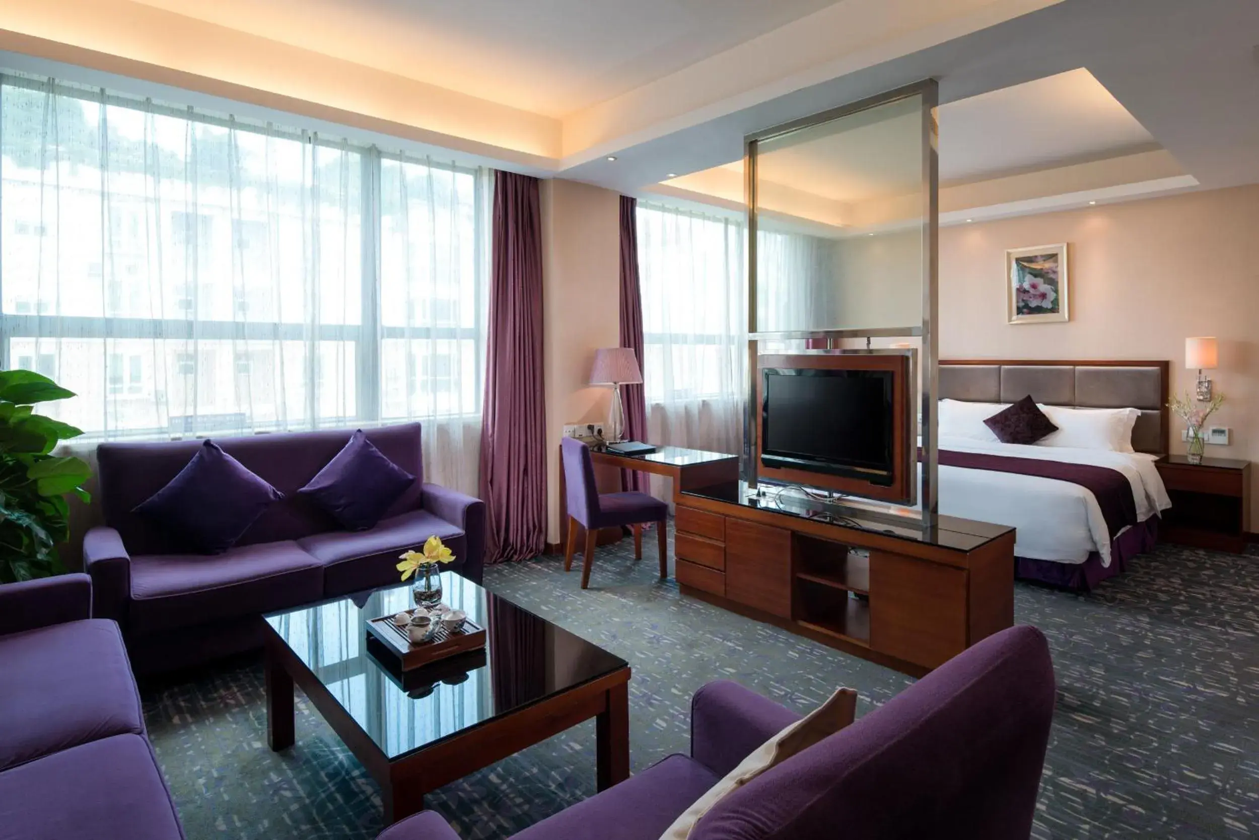 Bed in Sentosa Hotel Shenzhen Majialong Branch Bed in Sentosa Hotel Shenzhen Majialong Branch