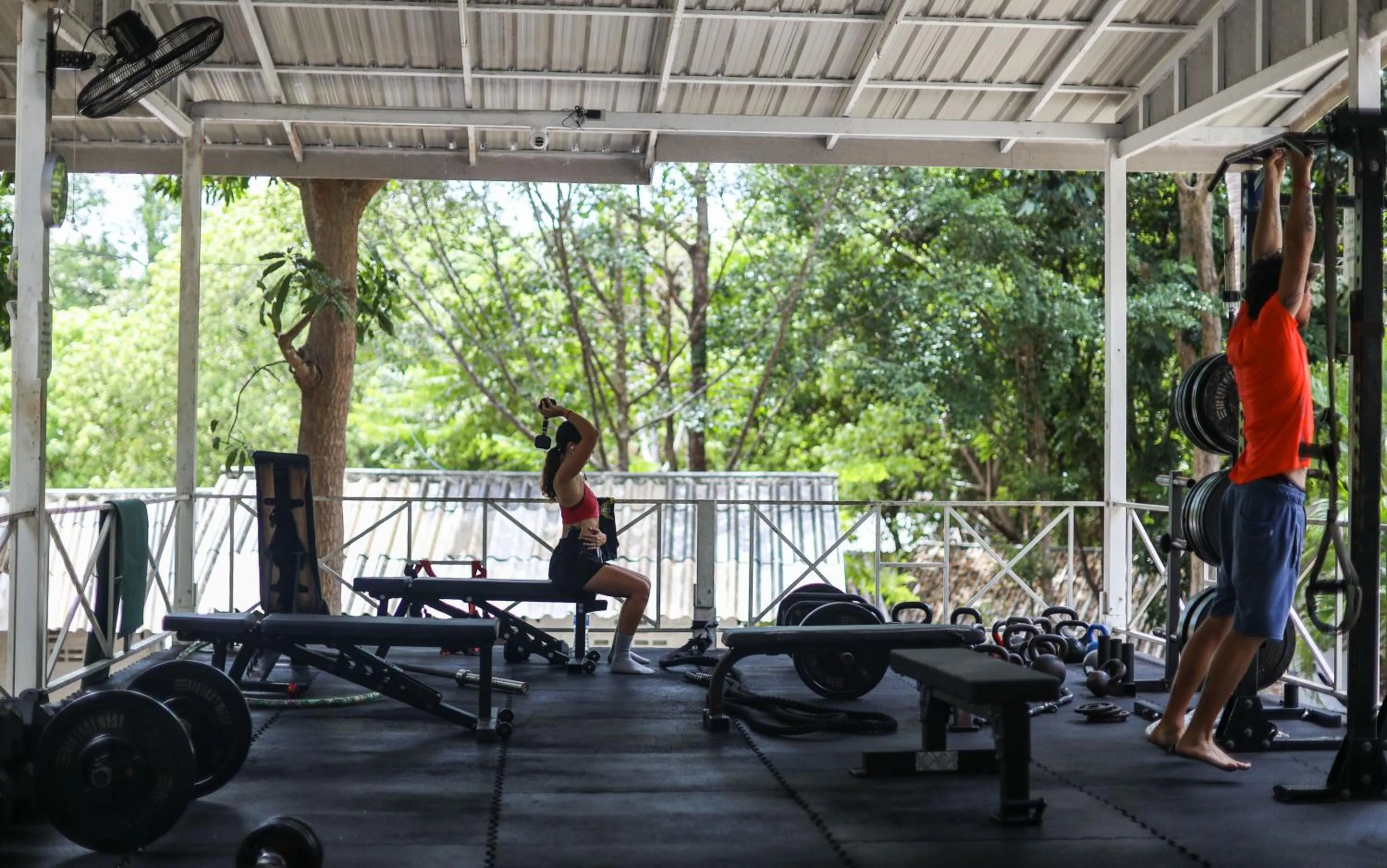 Fitness centre/facilities in Shiralea Resort