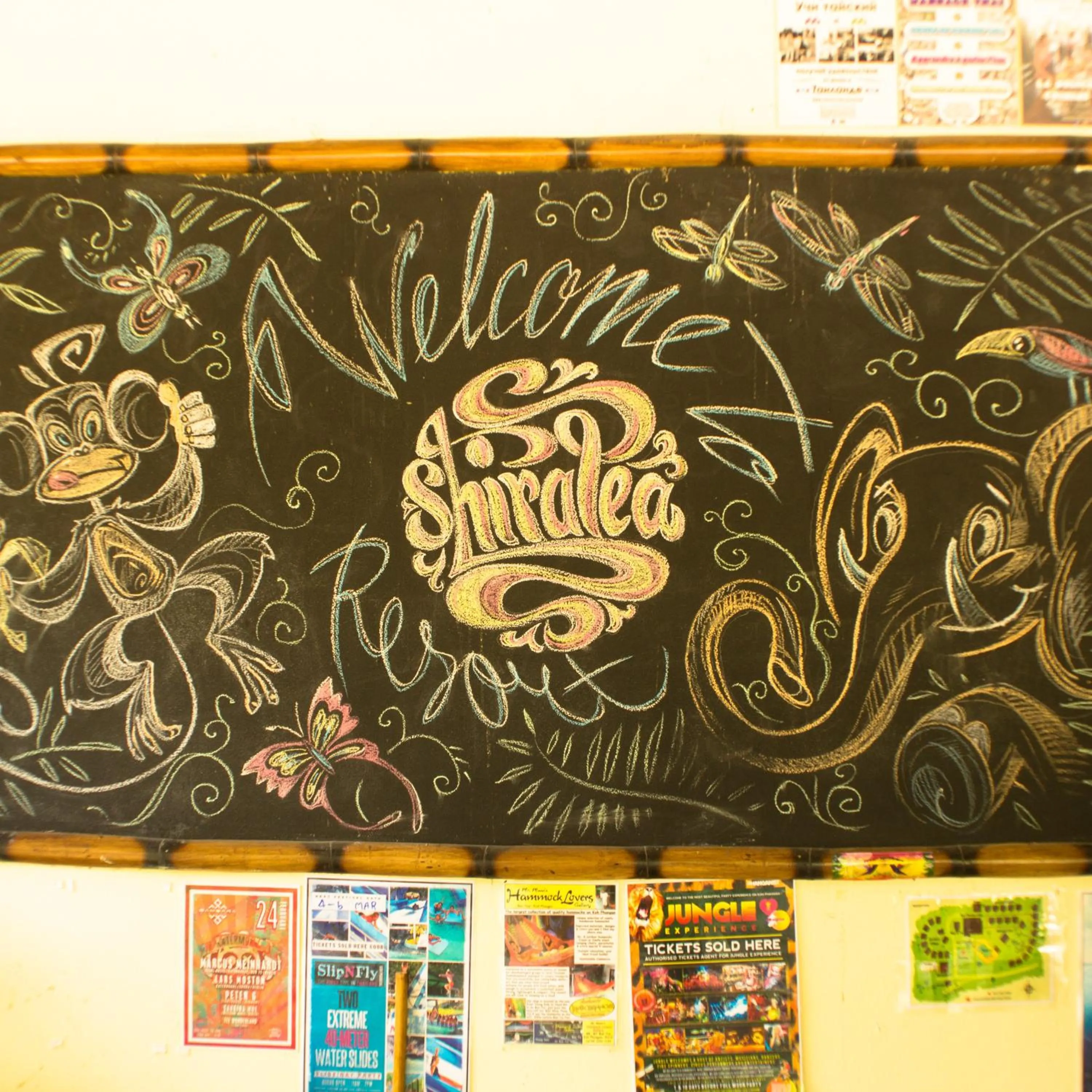 Logo/Certificate/Sign in Shiralea Backpackers Resort