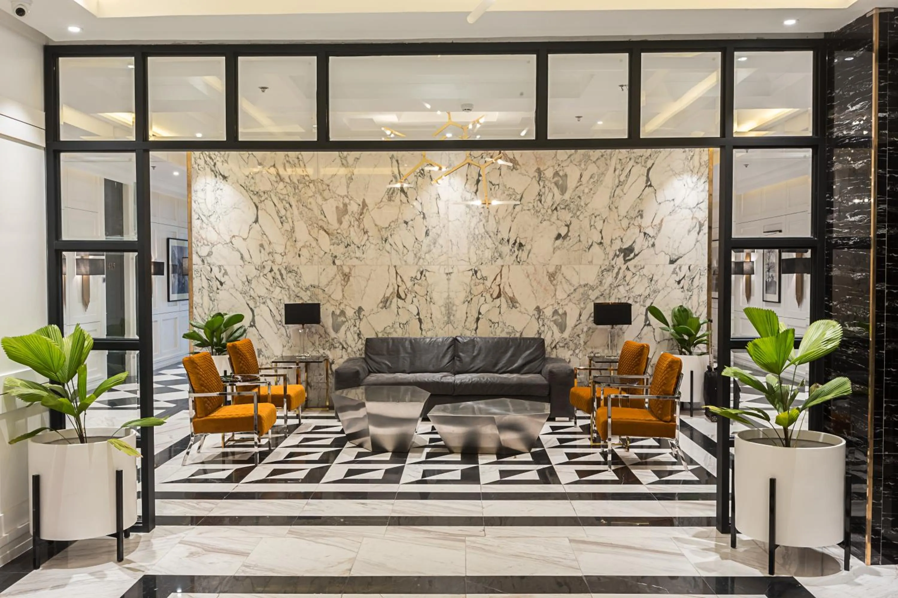 Living room in Stonehill Suites