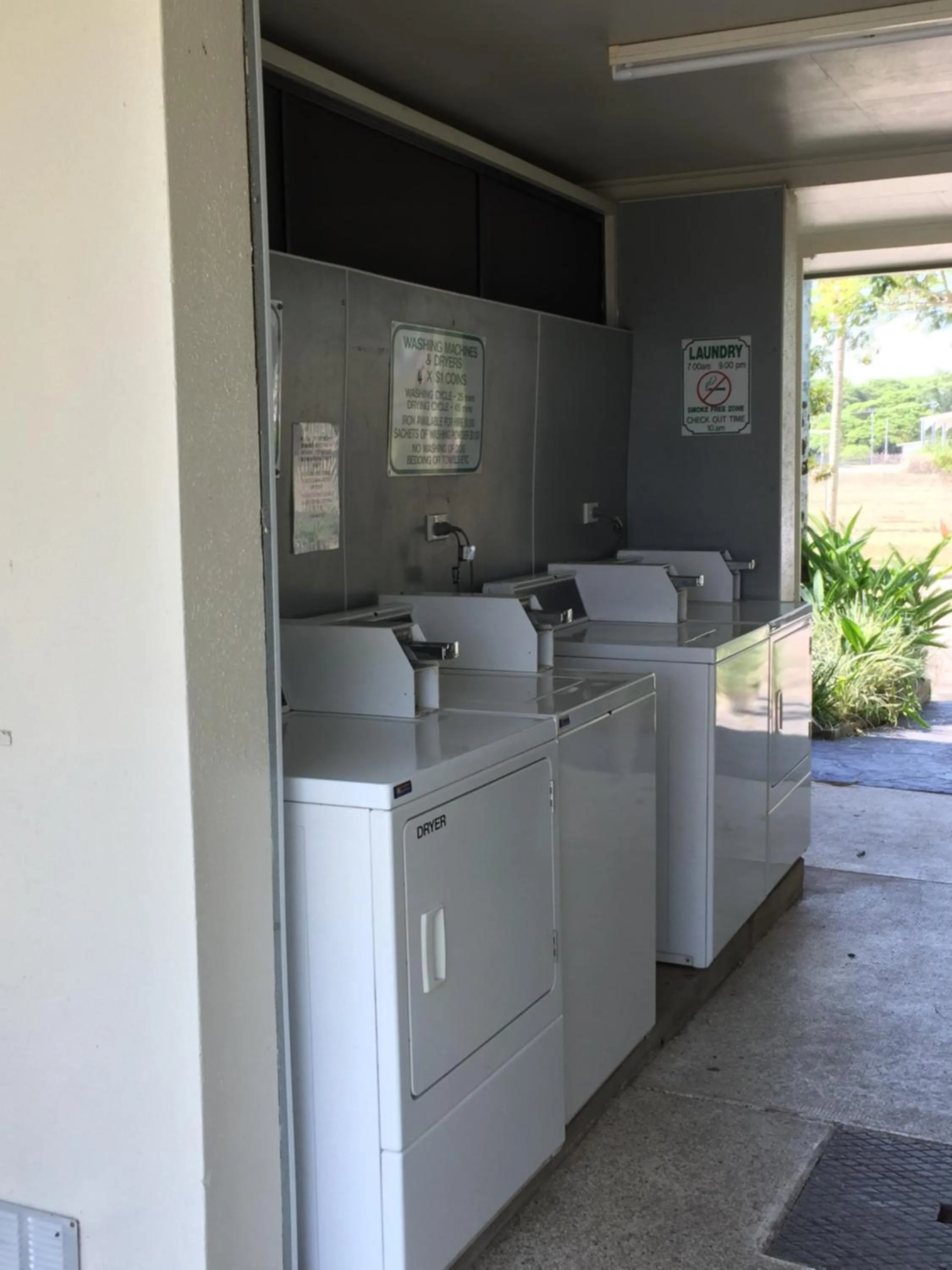 washing machine in Ingham Tourist Park