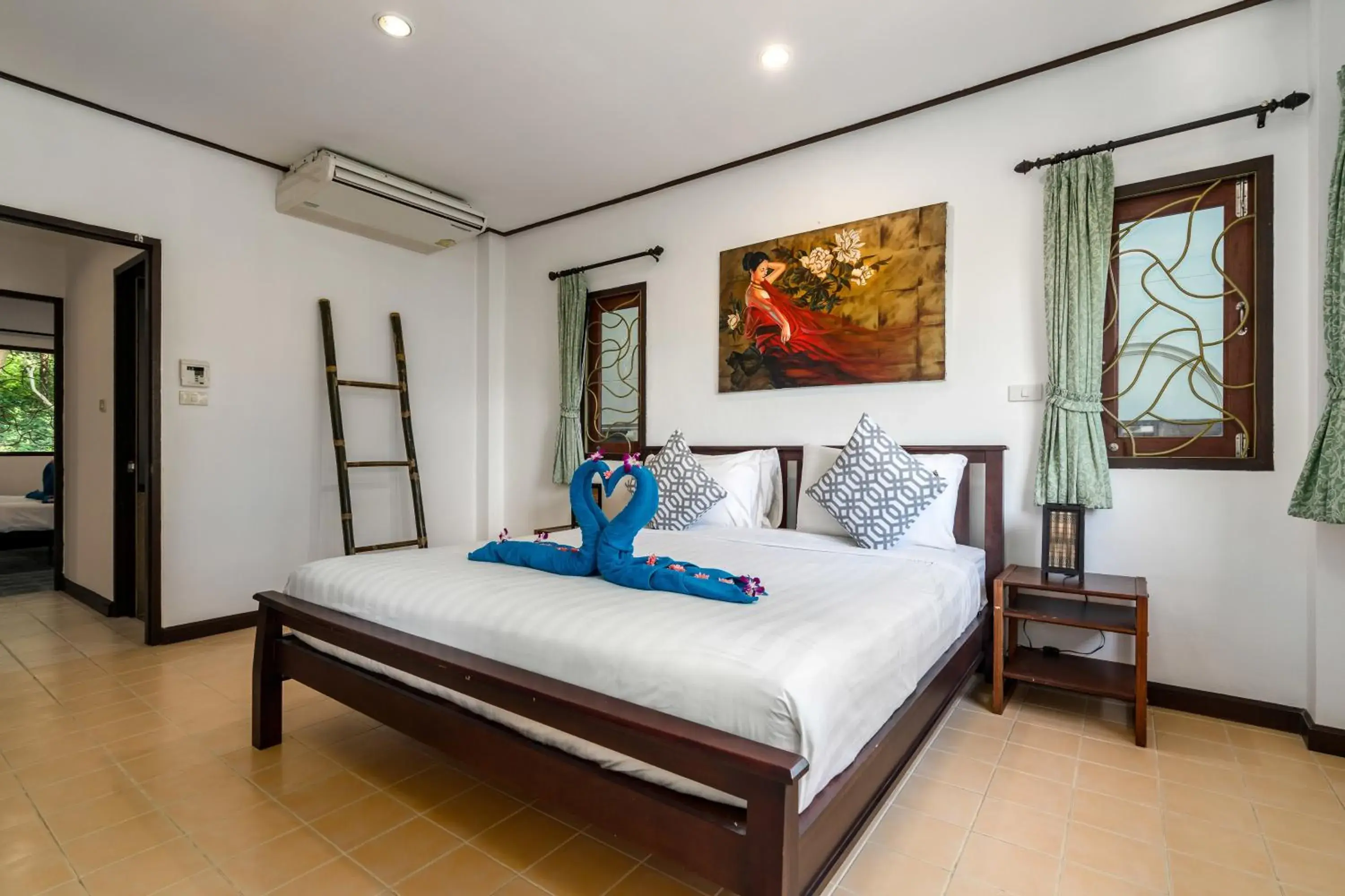 Bedroom, Bed in Chaweng Lakeview Residence Bedroom, Bed in Chaweng Lakeview Residence