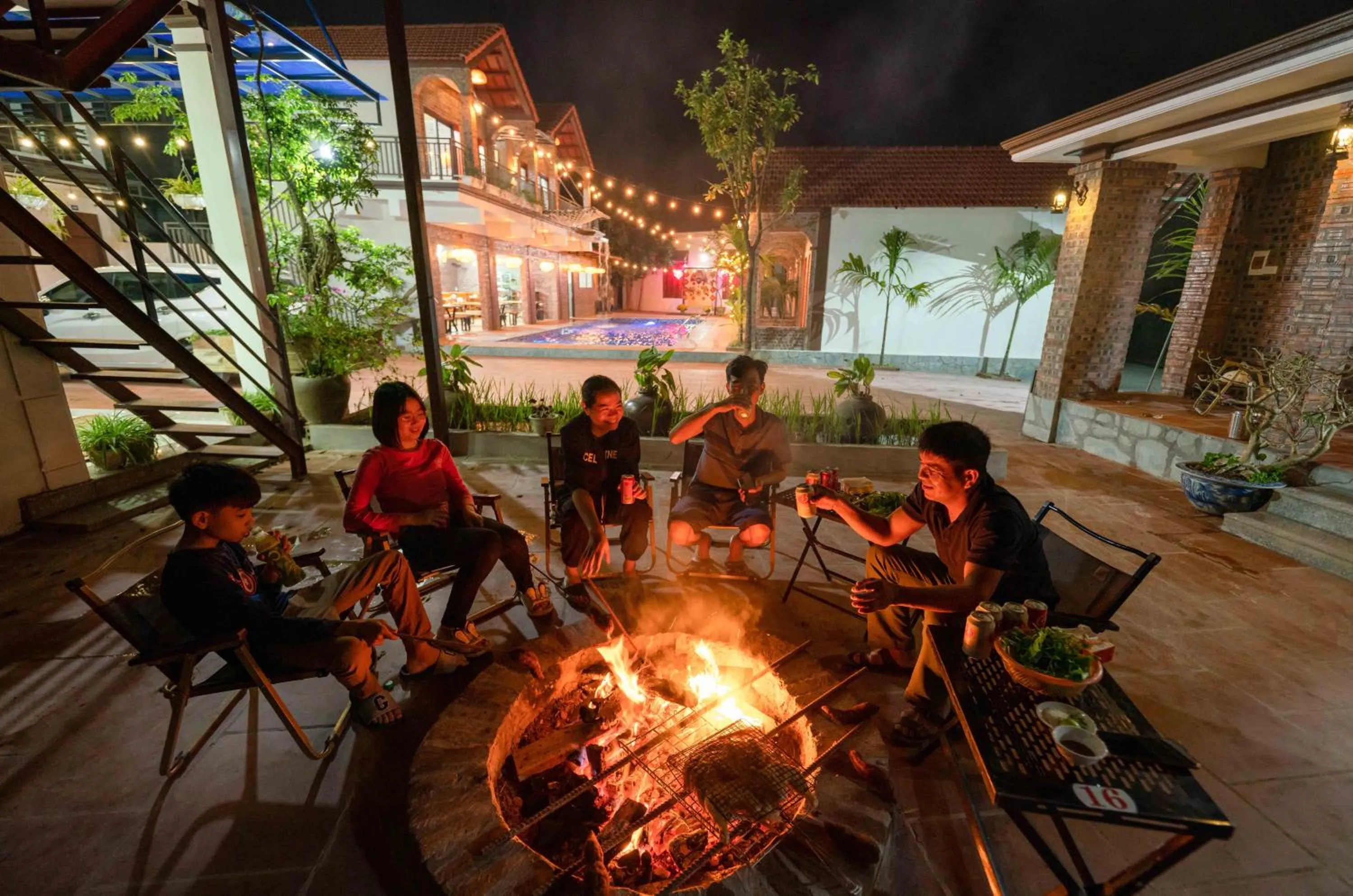 Garden in Gia Nguyen Hotel