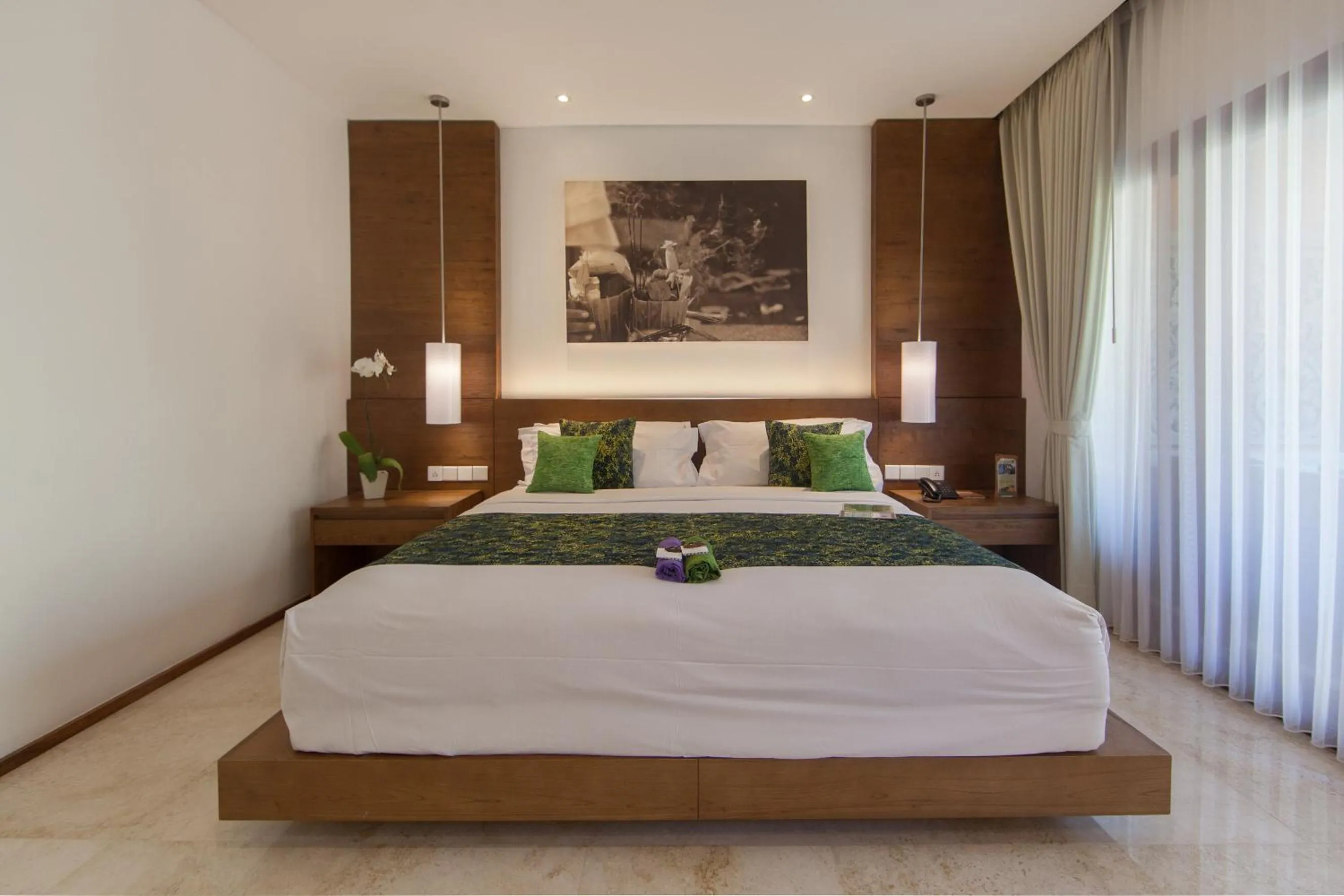 Bedroom, Bed in Legian Beach Hotel